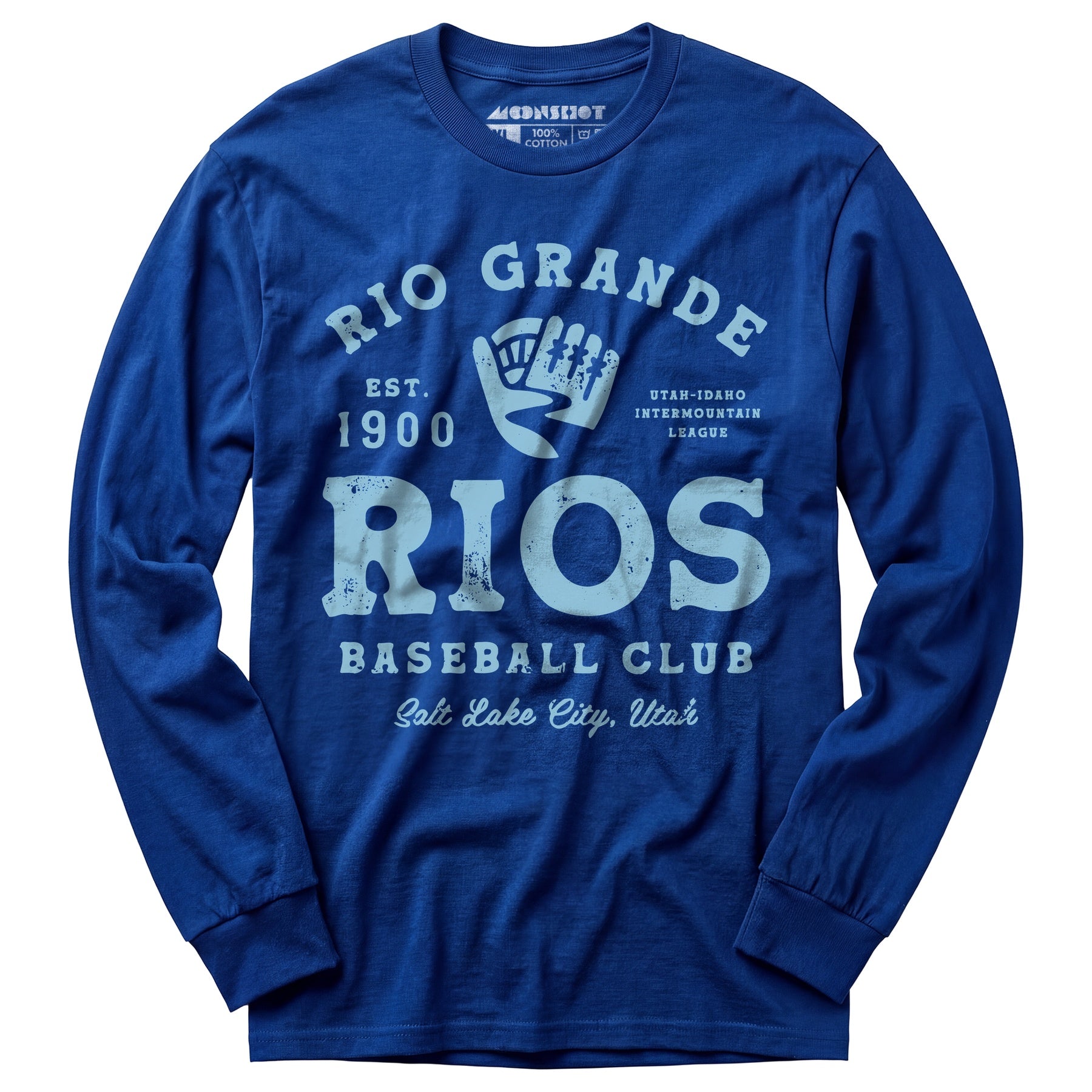 Rio Grande Rios - Utah - Vintage Defunct Baseball Teams - Long Sleeve T-Shirt