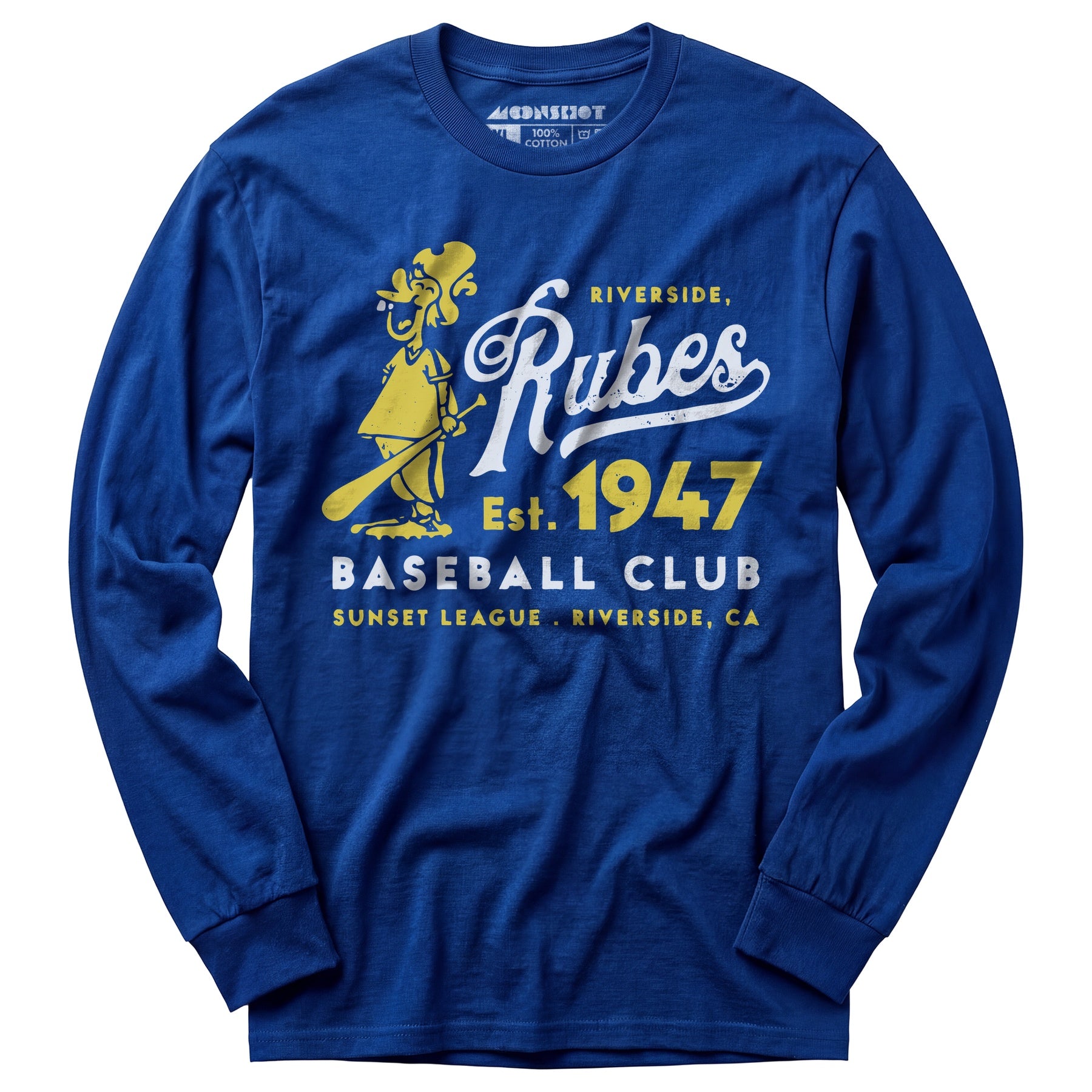 Riverside Rubes - California - Vintage Defunct Baseball Teams - Long Sleeve T-Shirt