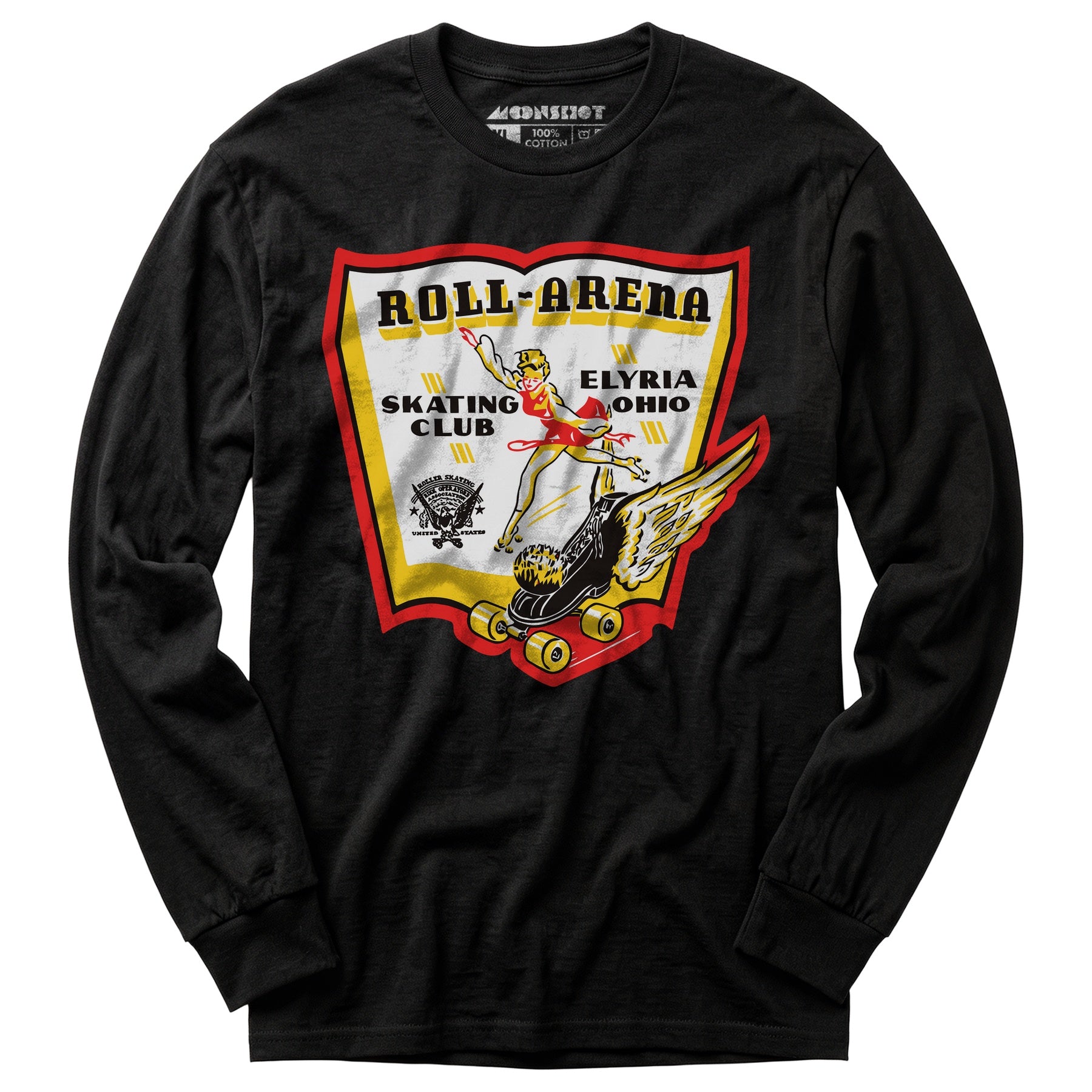 Roll-Arena - Elyria, OH - Vintage Roller Rink - Long Sleeve T-Shirt