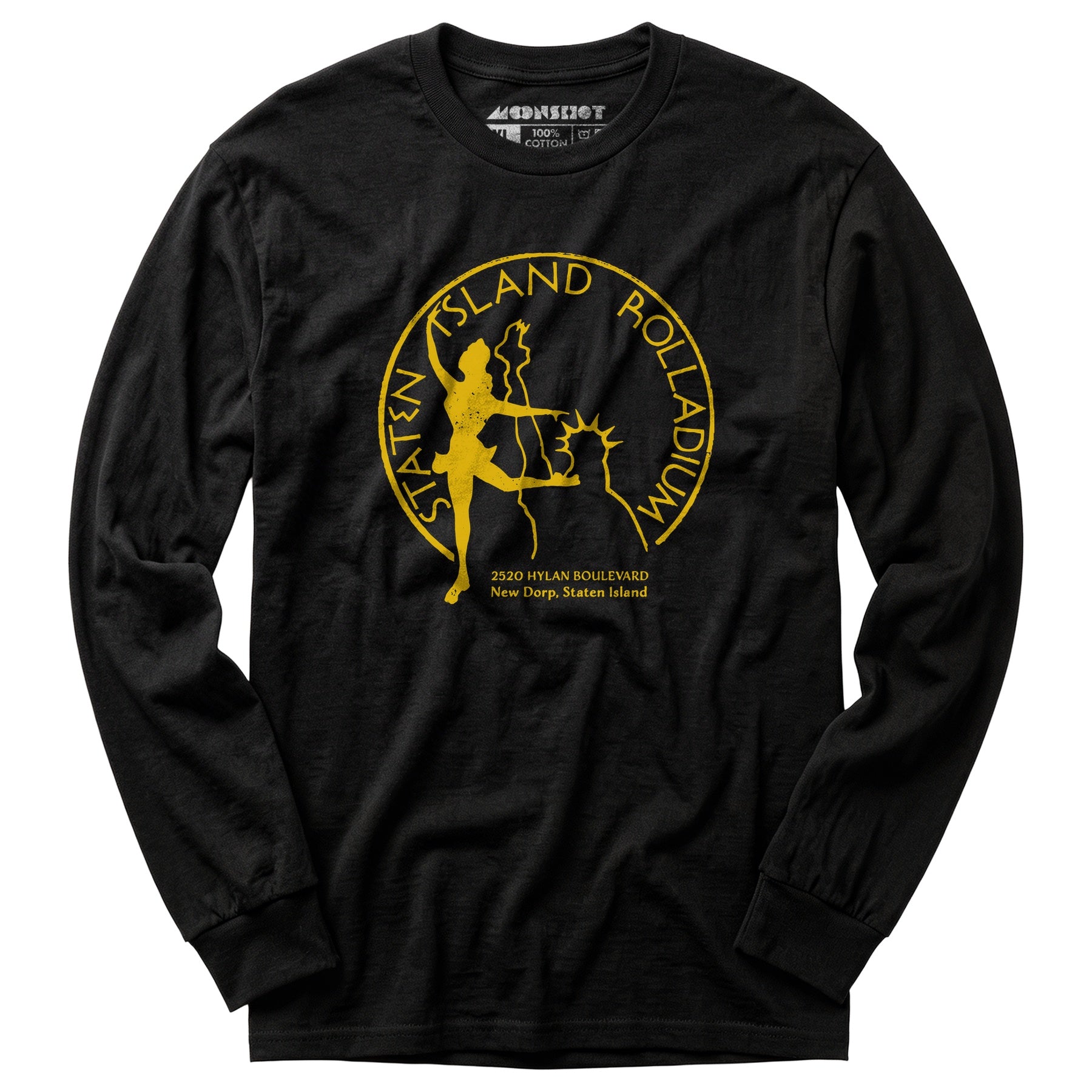 Rolladium - Staten Island, NY - Vintage Roller Rink - Long Sleeve T-Shirt