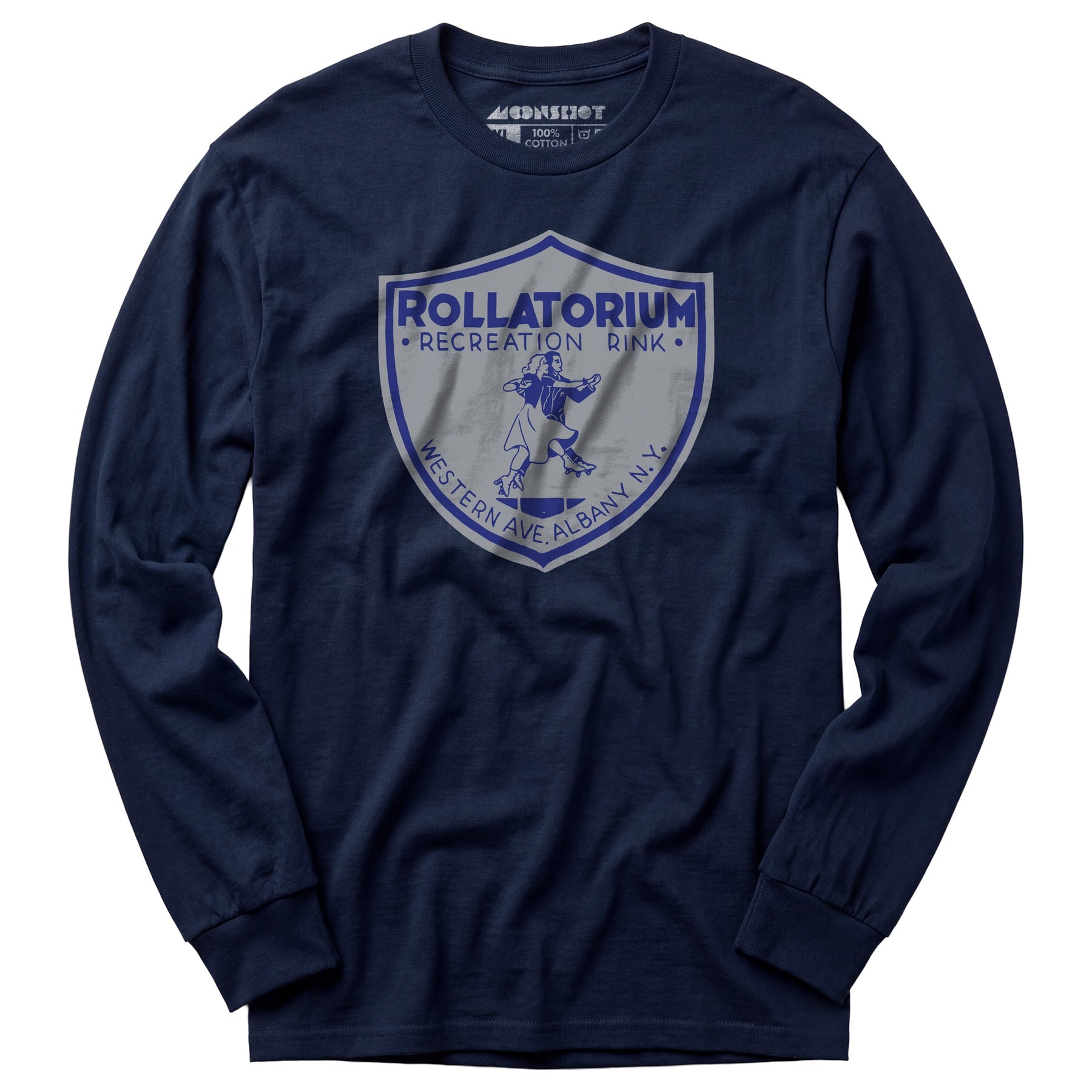 Rollatorium - Albany, NY - Vintage Roller Rink - Long Sleeve T-Shirt