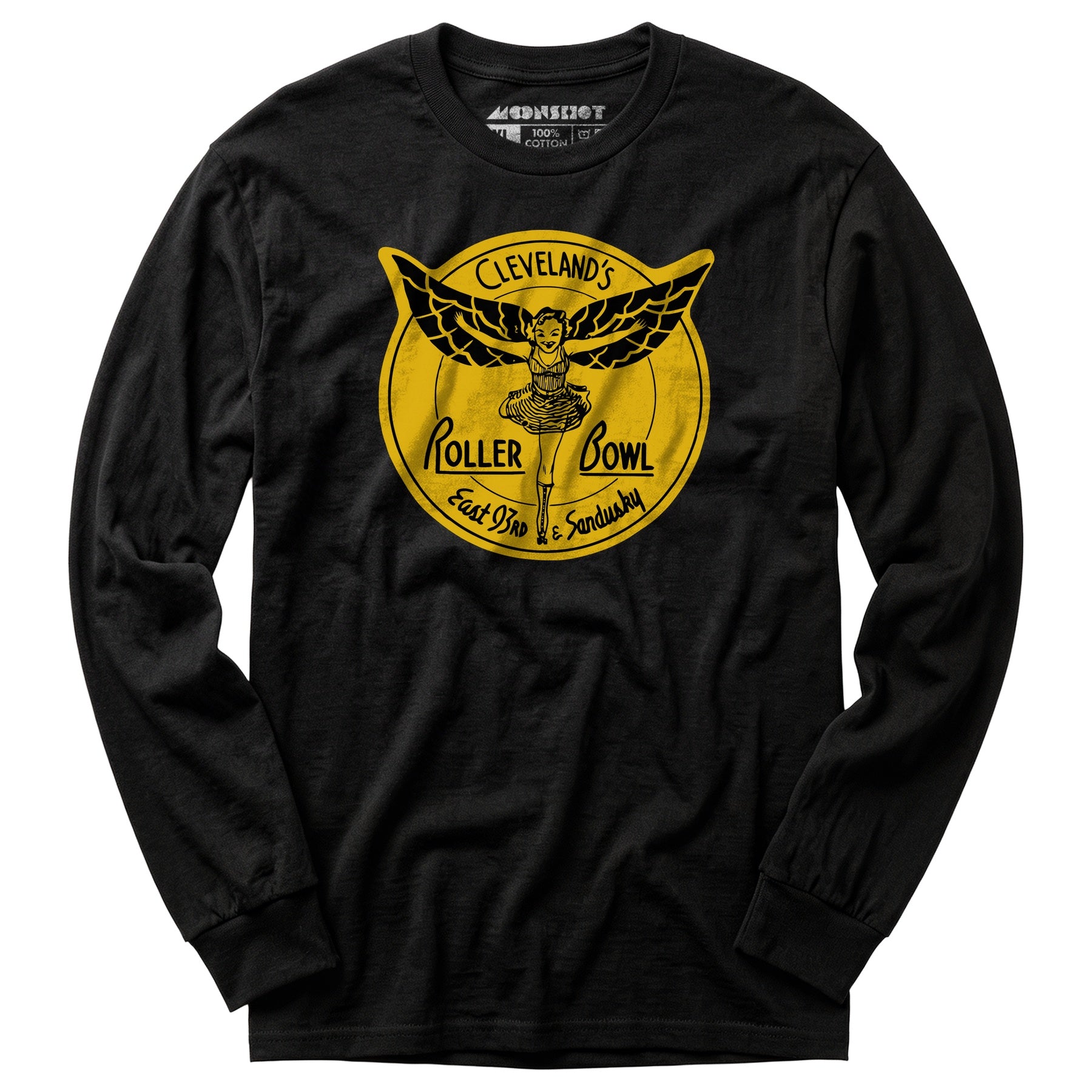 Roller Bowl - Cleveland, OH - Vintage Roller Rink - Long Sleeve T-Shirt