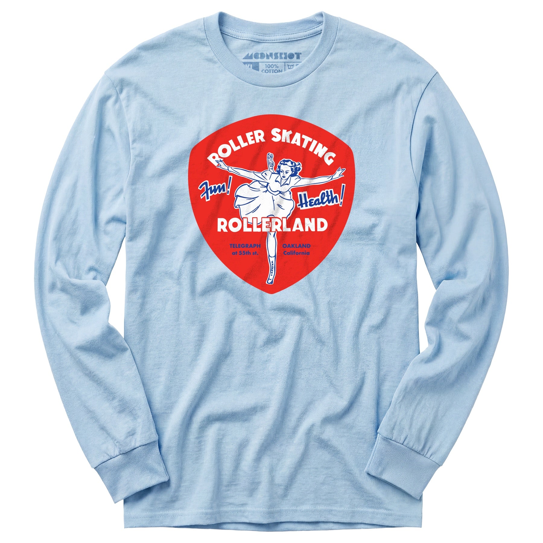 Rollerland - Oakland, CA - Vintage Roller Rink - Long Sleeve T-Shirt
