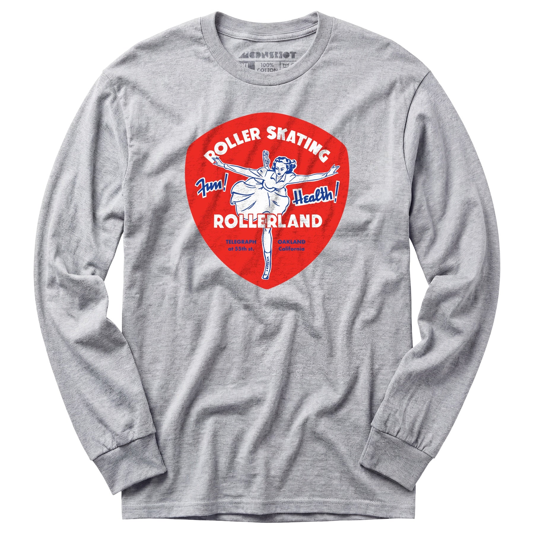 Rollerland - Oakland, CA - Vintage Roller Rink - Long Sleeve T-Shirt