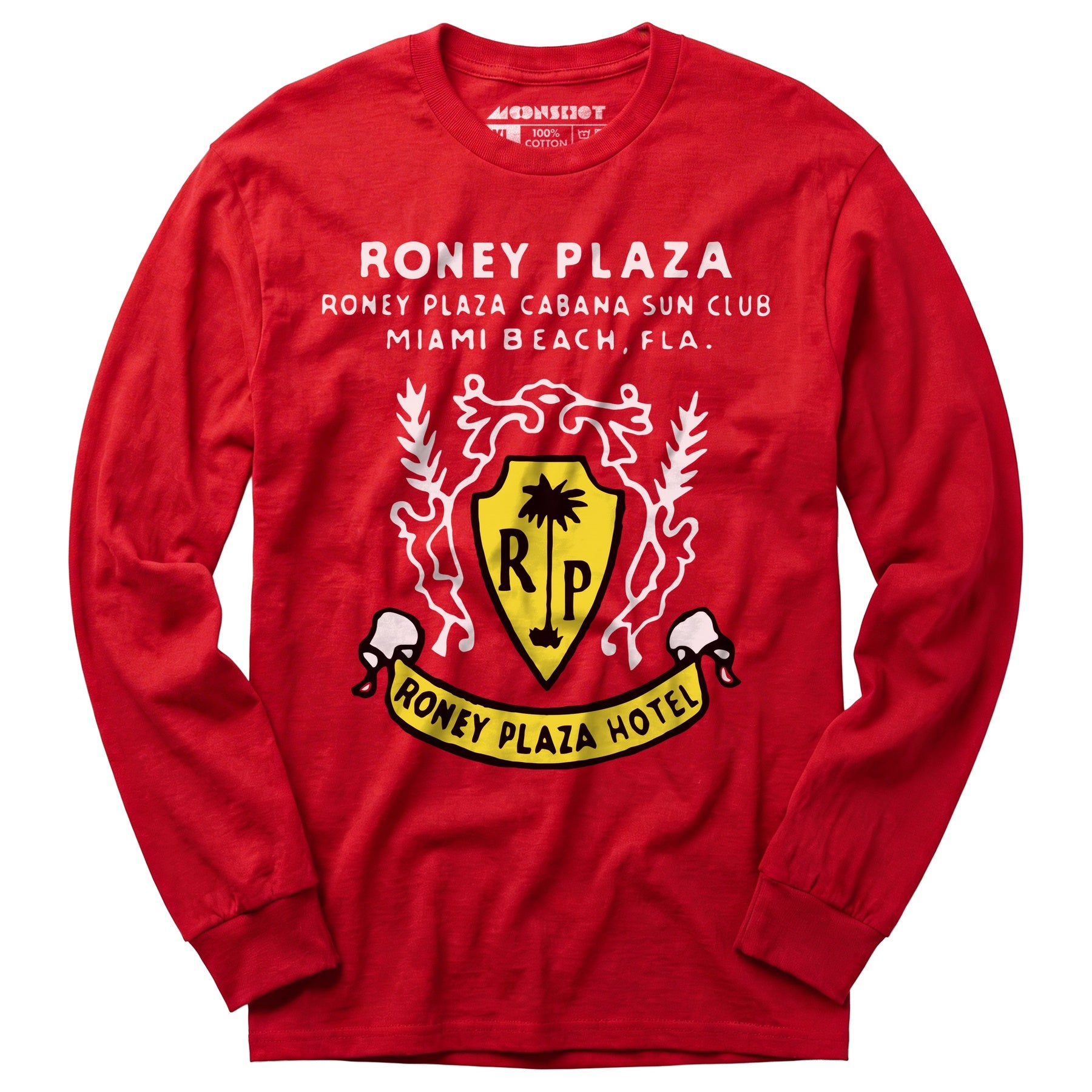 Roney Plaza - Miami Beach, FL - Vintage Hotel - Long Sleeve T-Shirt