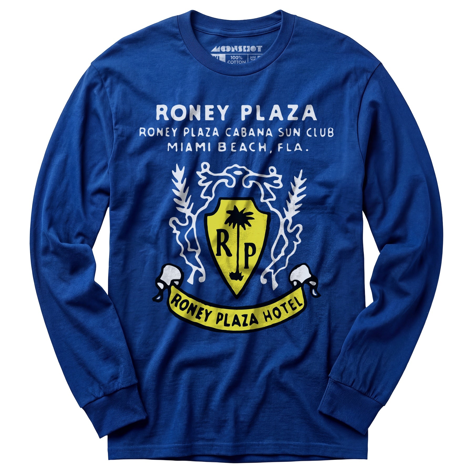 Roney Plaza - Miami Beach, FL - Vintage Hotel - Long Sleeve T-Shirt