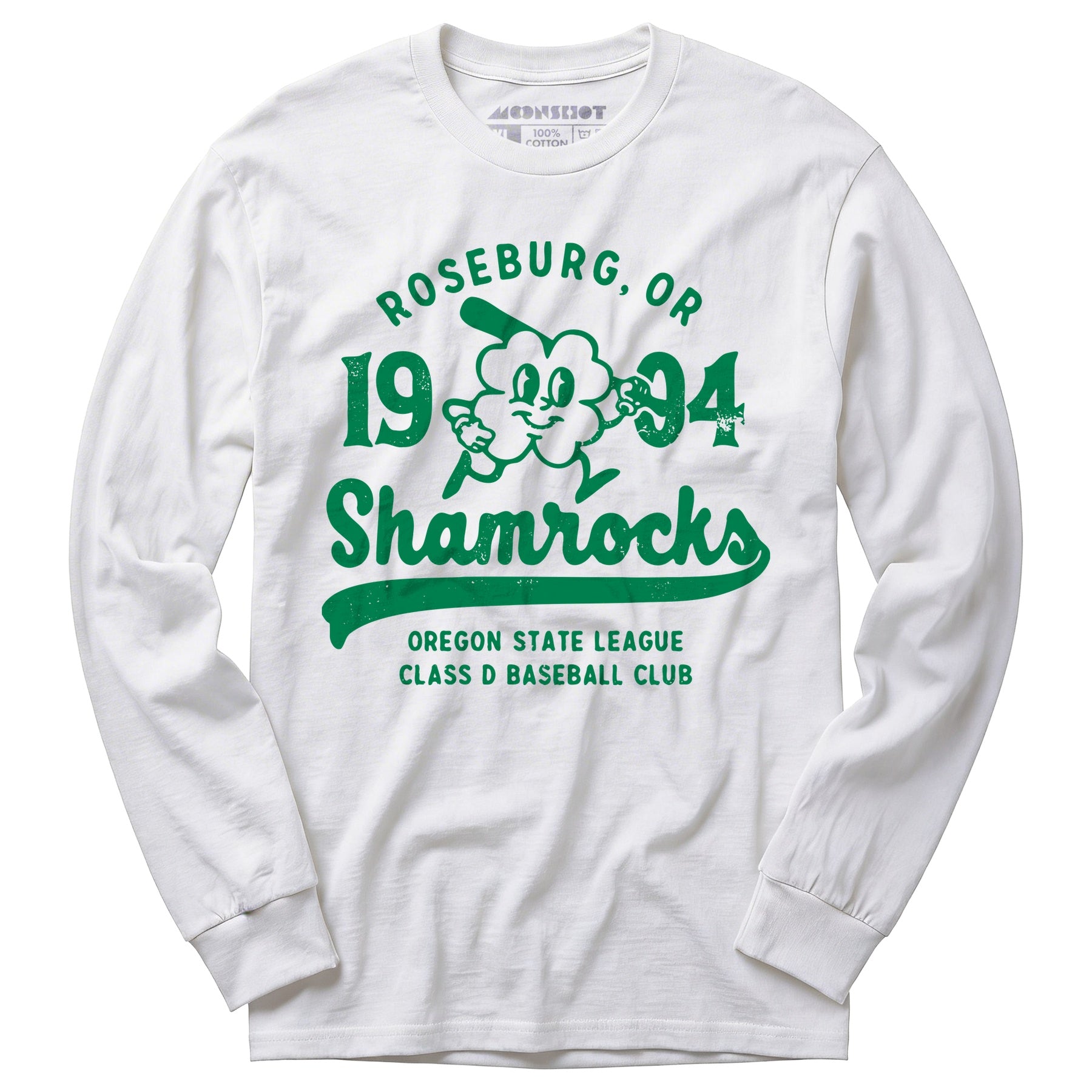 Roseburg Shamrocks - Oregon - Vintage Defunct Baseball Teams - Long Sleeve T-Shirt