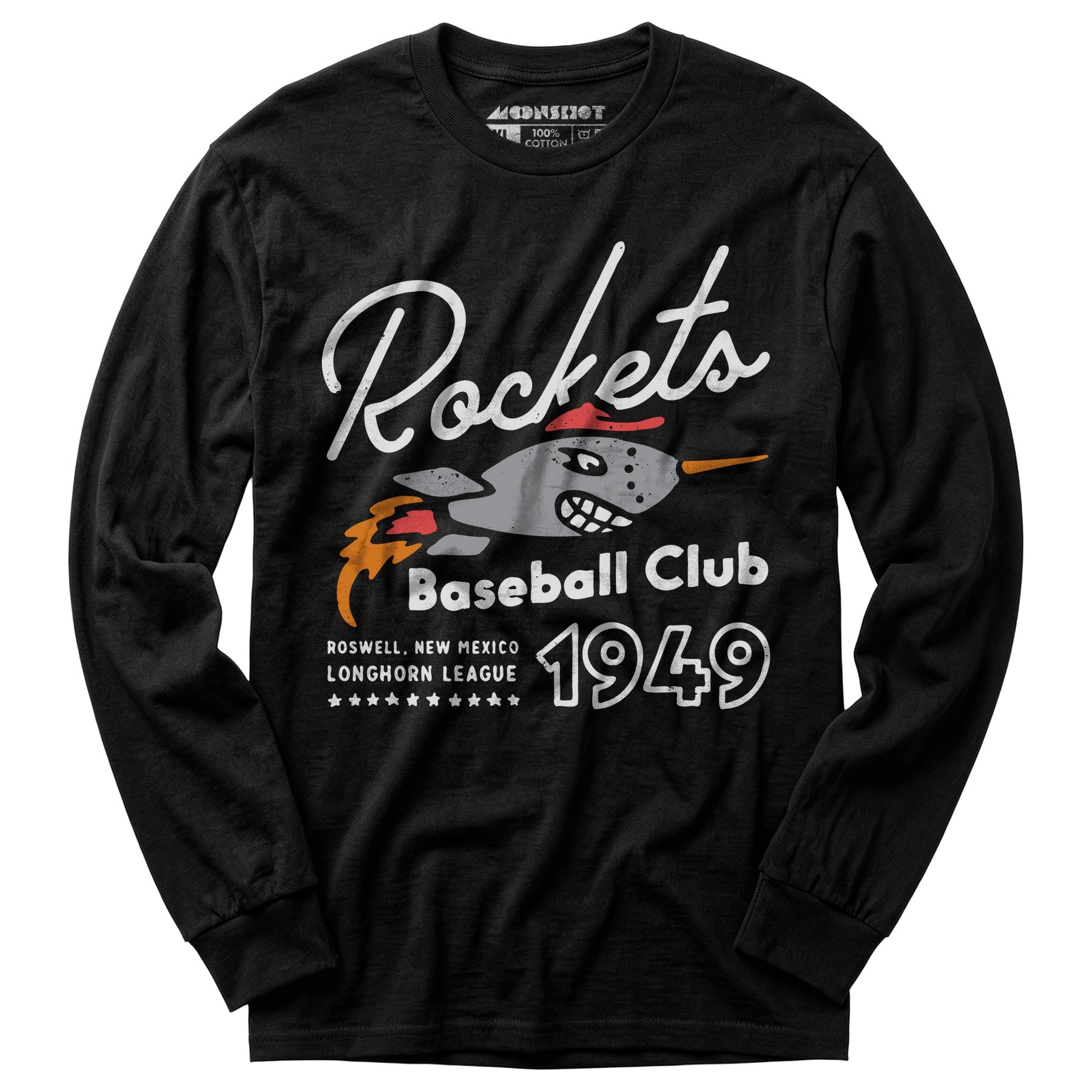 Roswell Rockets - New Mexico - Vintage Defunct Baseball Teams - Long Sleeve T-Shirt