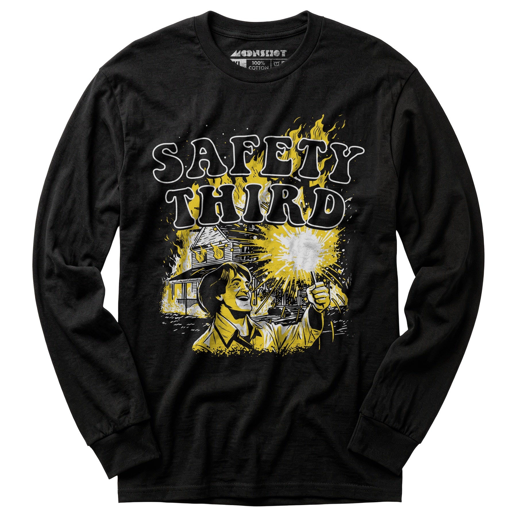 Safety Third Fire - Long Sleeve T-Shirt