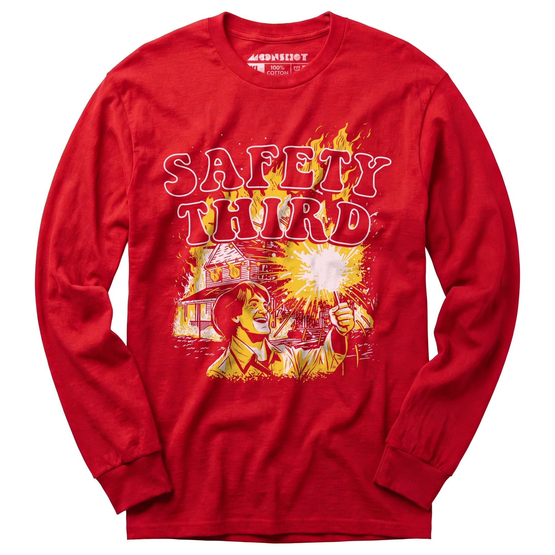 Safety Third Fire - Long Sleeve T-Shirt