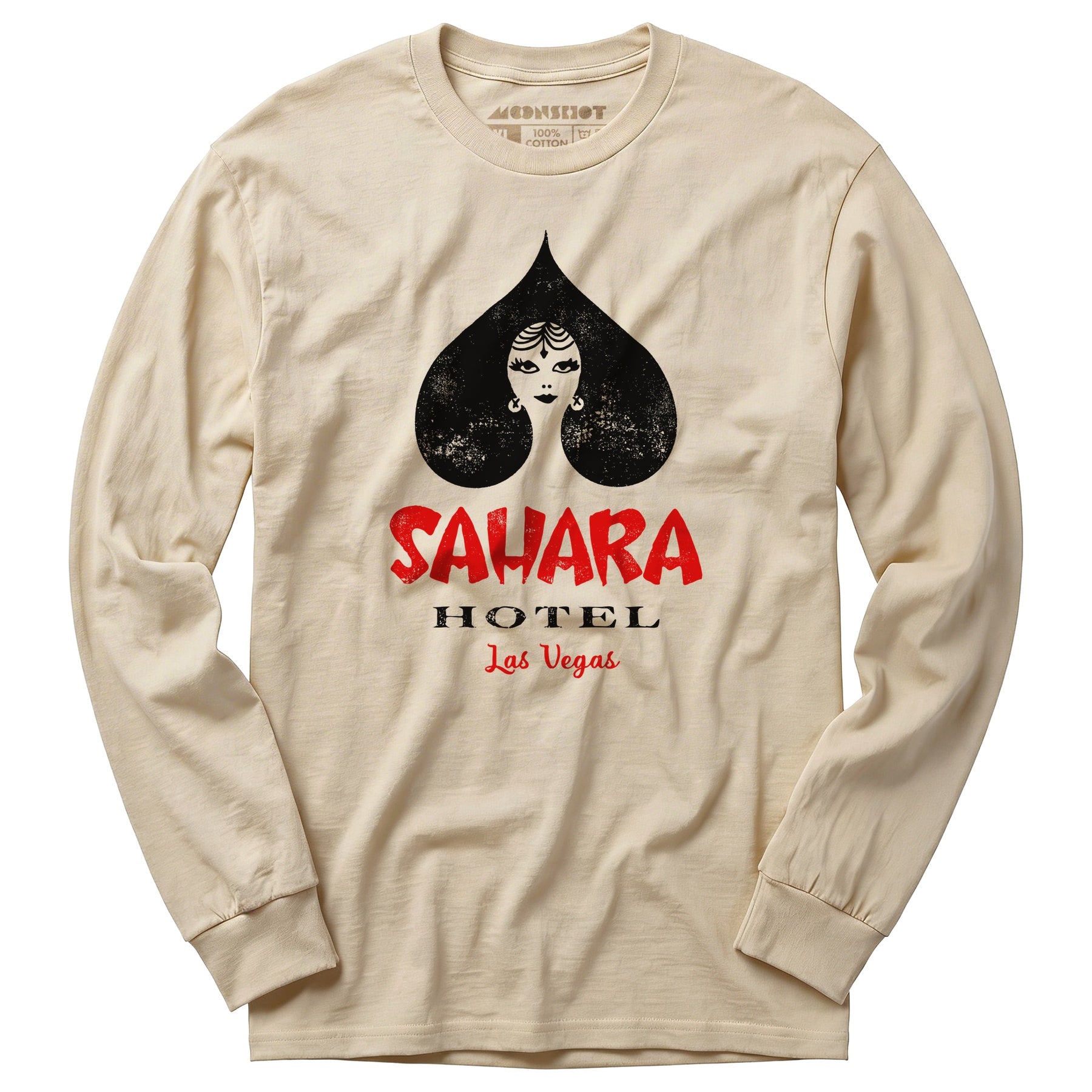 Sahara Hotel v4 - Vintage Las Vegas - Long Sleeve T-Shirt
