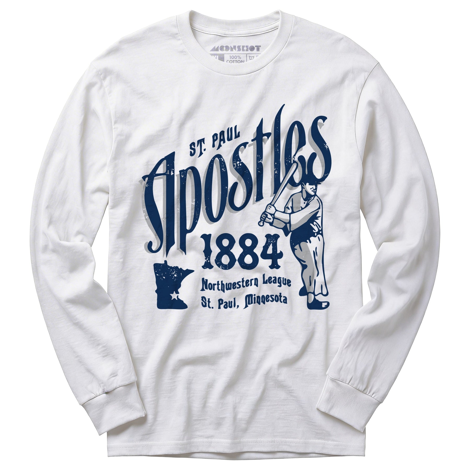 Saint Paul Apostles - Minnesota - Vintage Defunct Baseball Teams - Long Sleeve T-Shirt