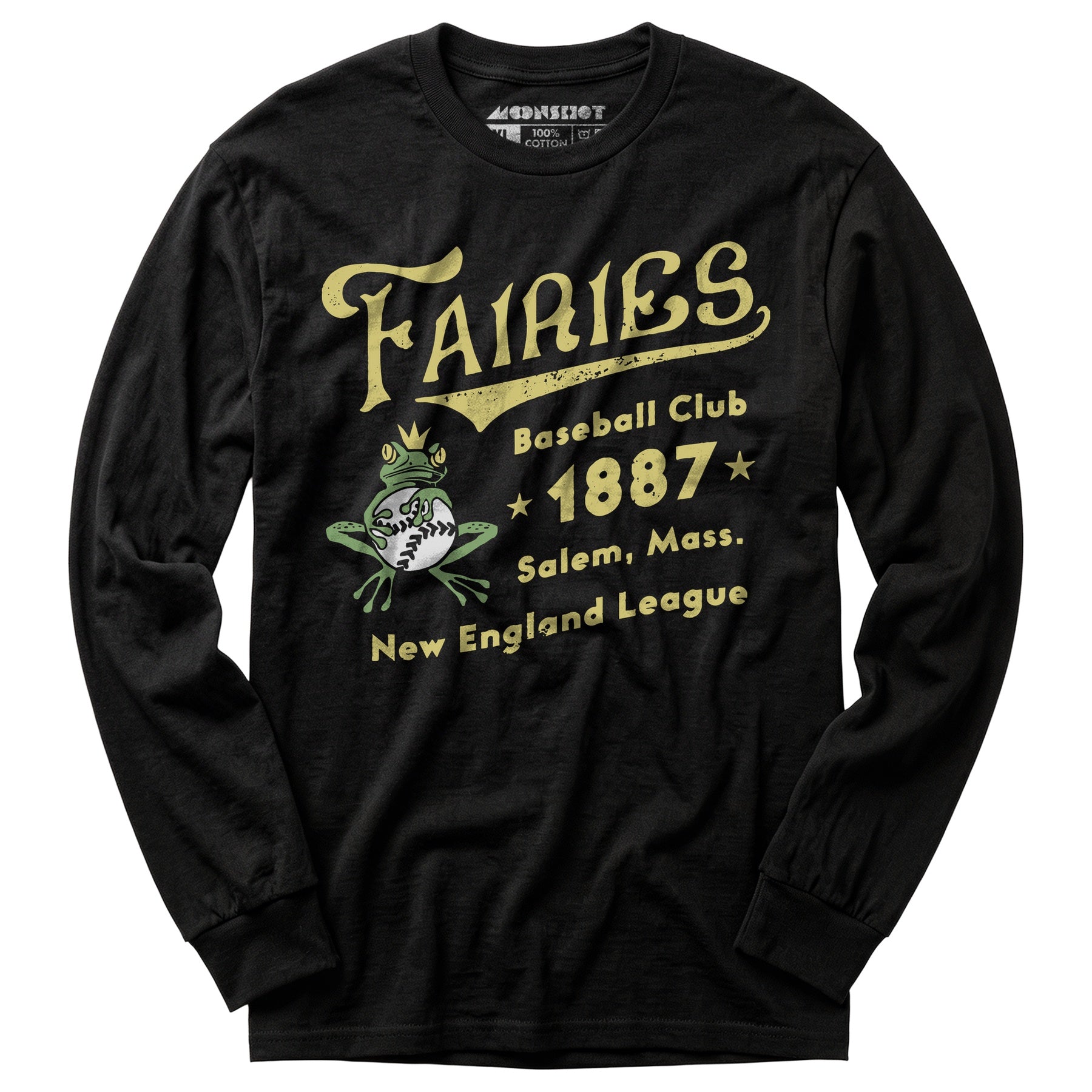 Salem Fairies - Massachusetts - Vintage Defunct Baseball Teams - Long Sleeve T-Shirt
