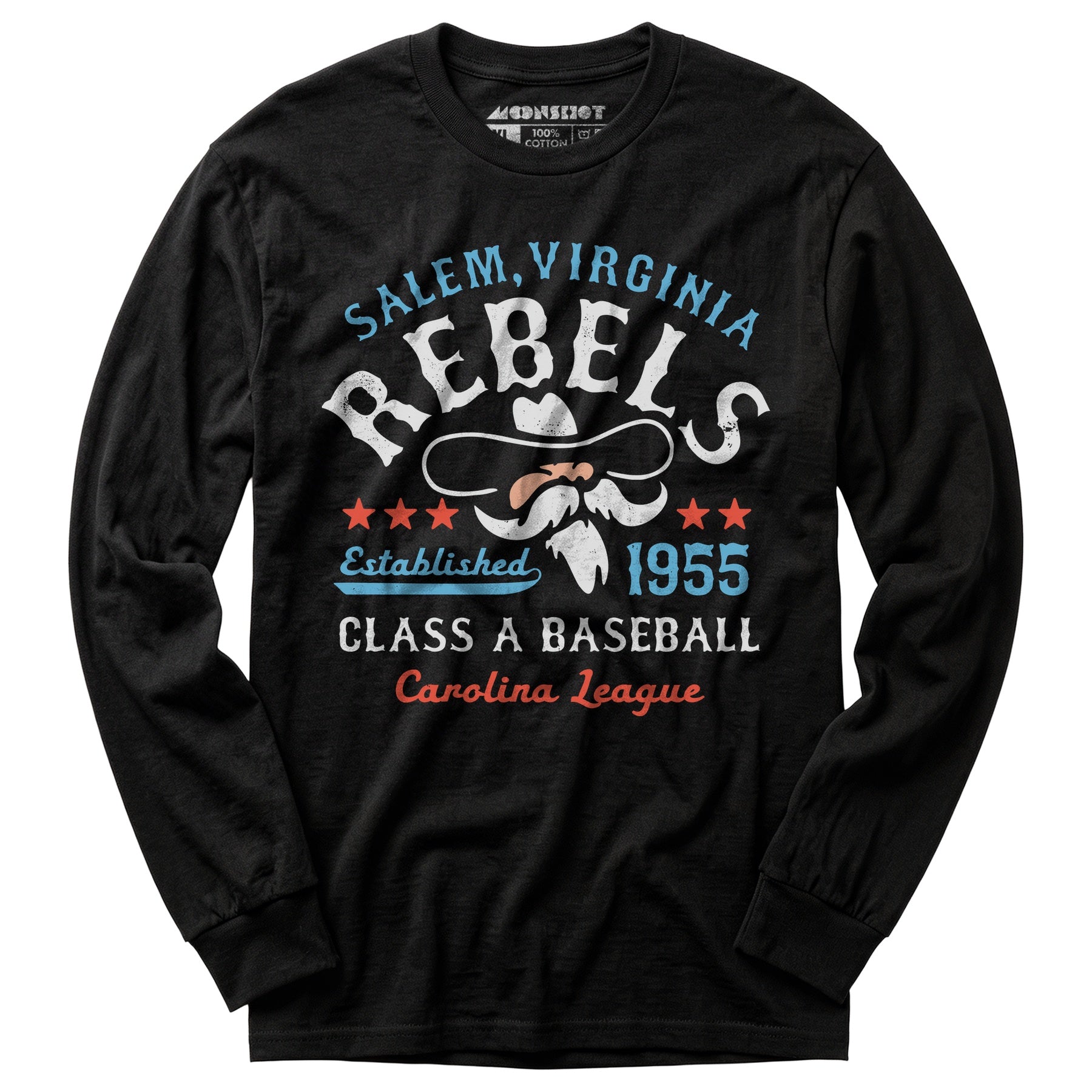 Salem Rebels - Virginia - Vintage Defunct Baseball Teams - Long Sleeve T-Shirt
