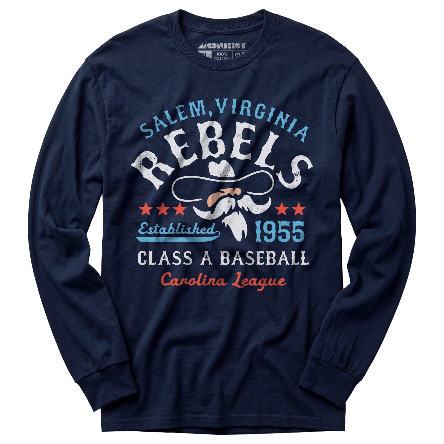 Salem Rebels - Virginia - Vintage Defunct Baseball Teams - Long Sleeve T-Shirt