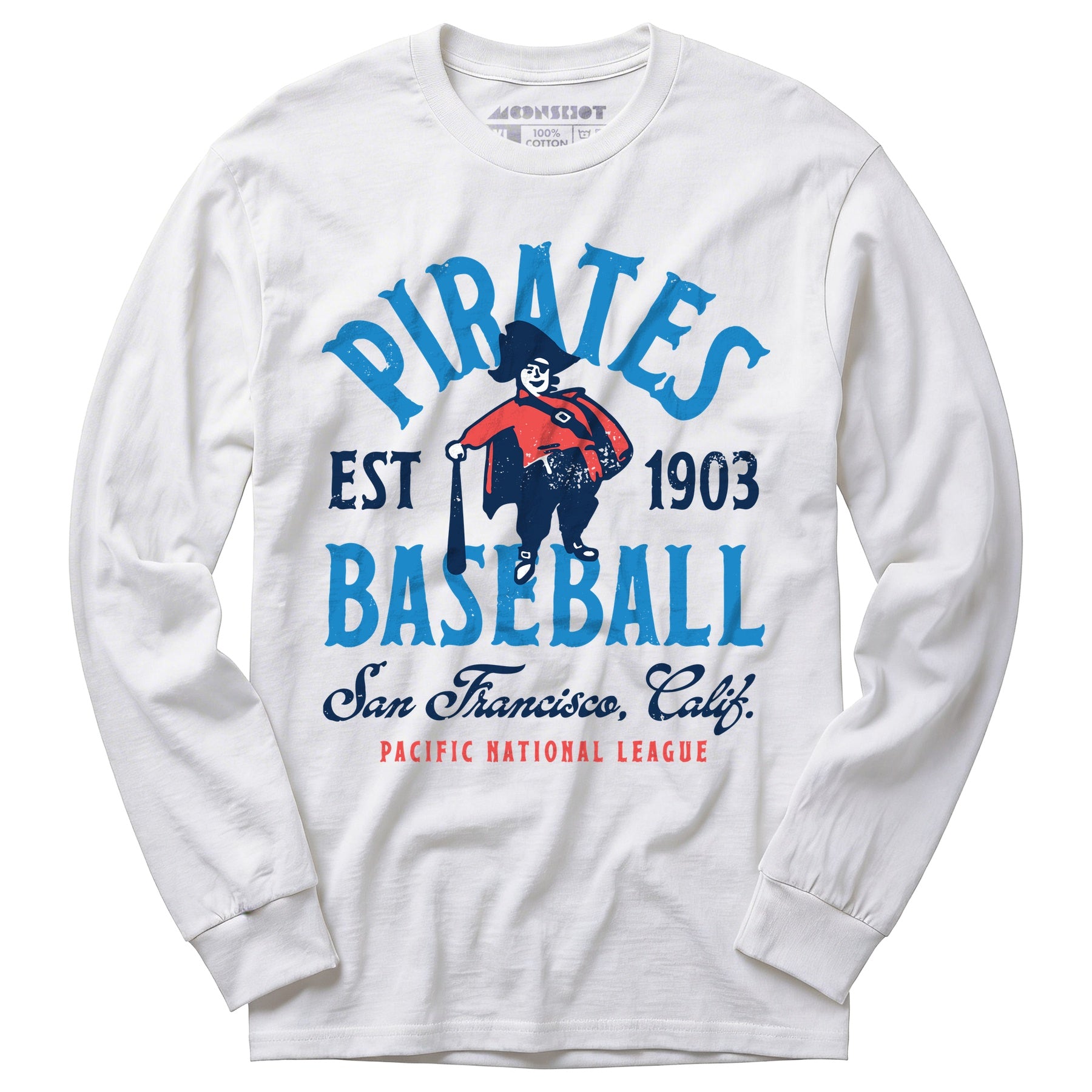 San Francisco Pirates - California - Vintage Defunct Baseball Teams - Long Sleeve T-Shirt