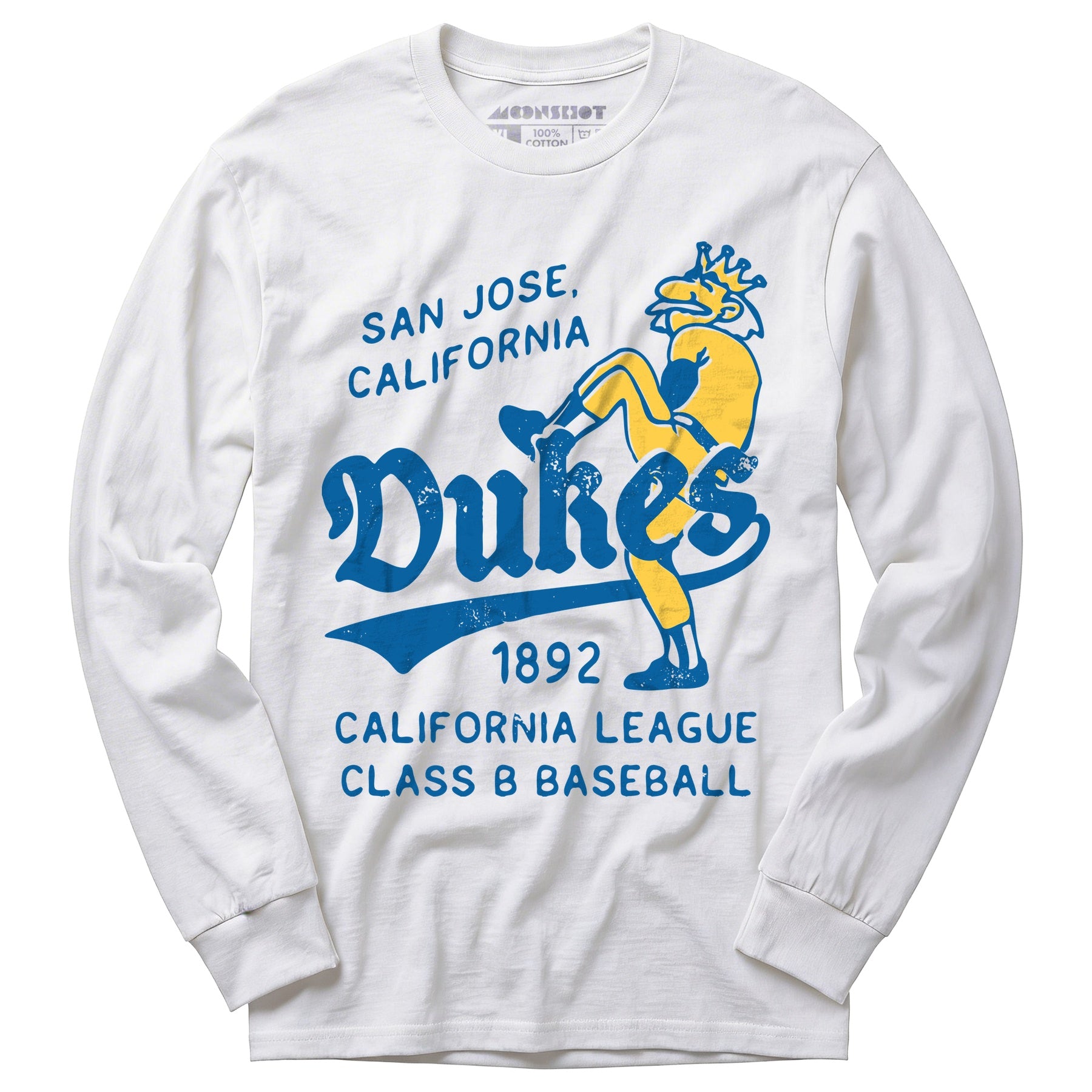 San Jose Dukes - California - Vintage Defunct Baseball Teams - Long Sleeve T-Shirt
