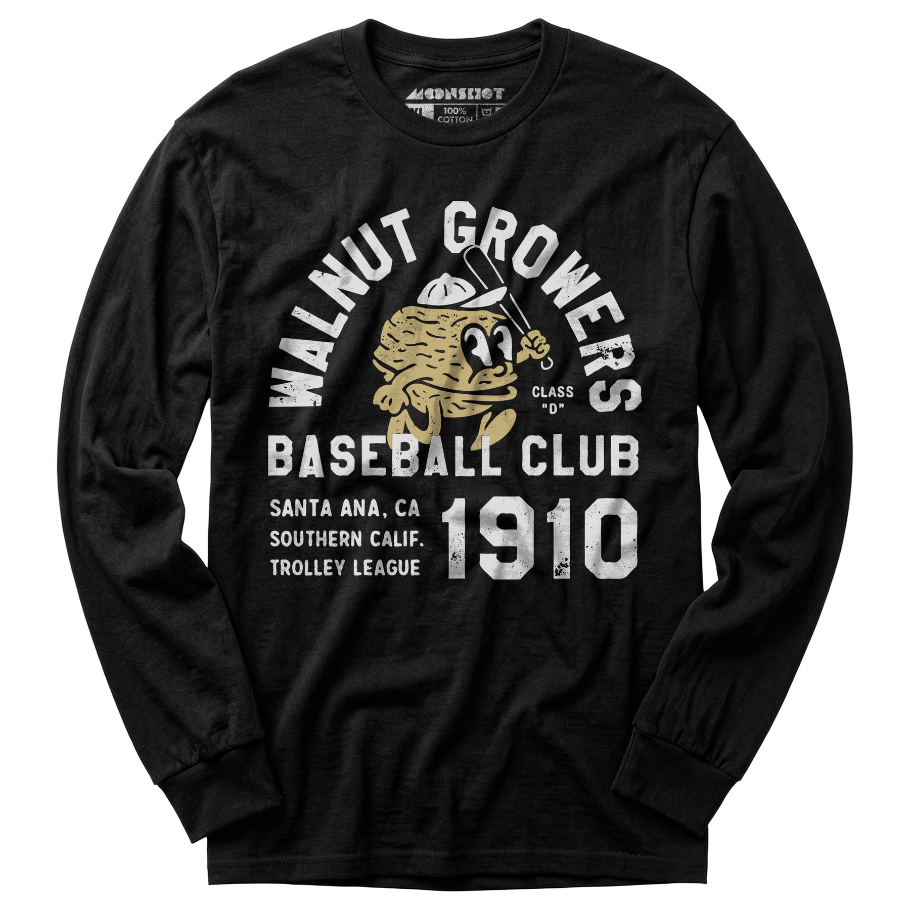 Santa Ana Walnut Growers - California - Vintage Defunct Baseball Teams - Long Sleeve T-Shirt