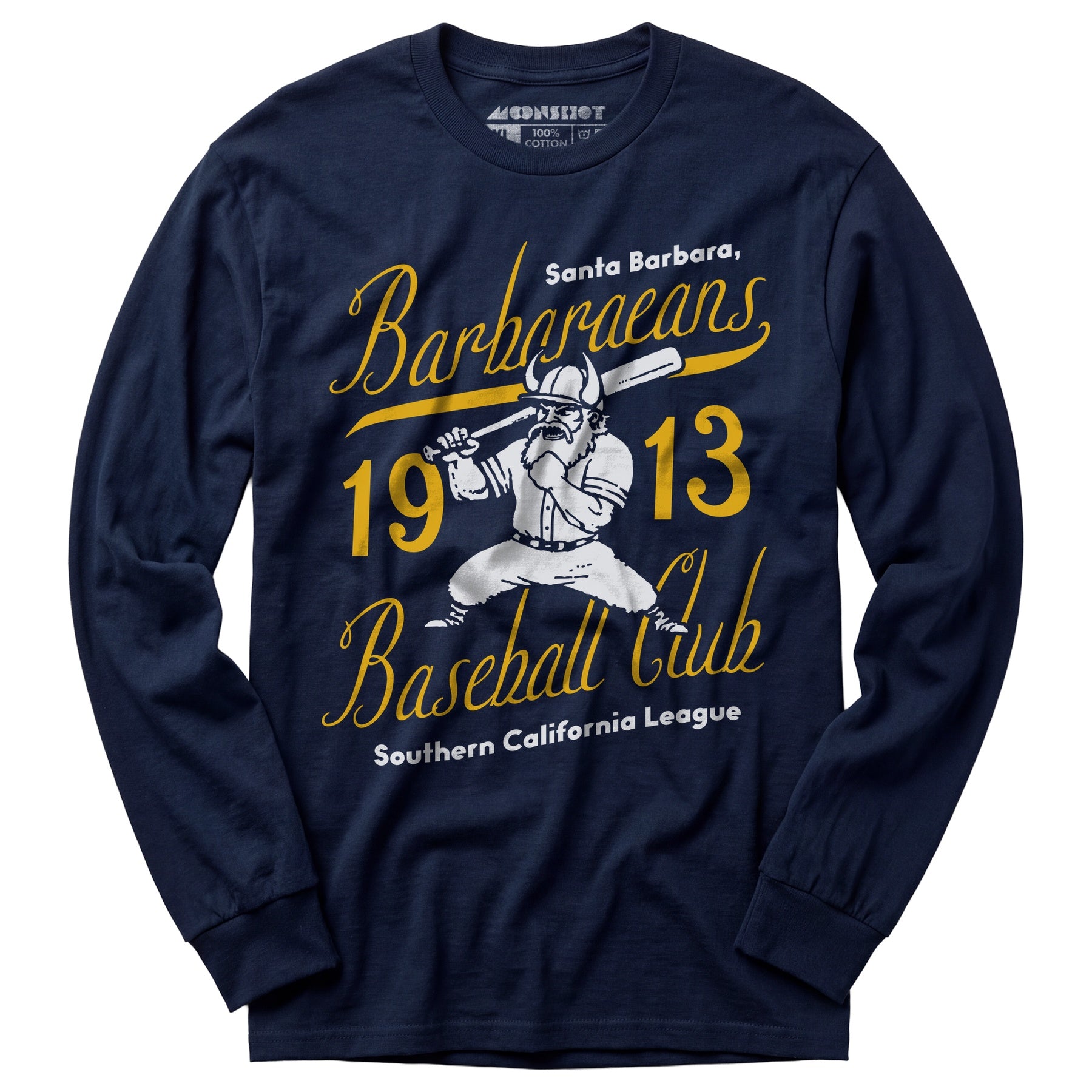 Santa Barbara Barbaraeans - California - Vintage Defunct Baseball Teams - Long Sleeve T-Shirt