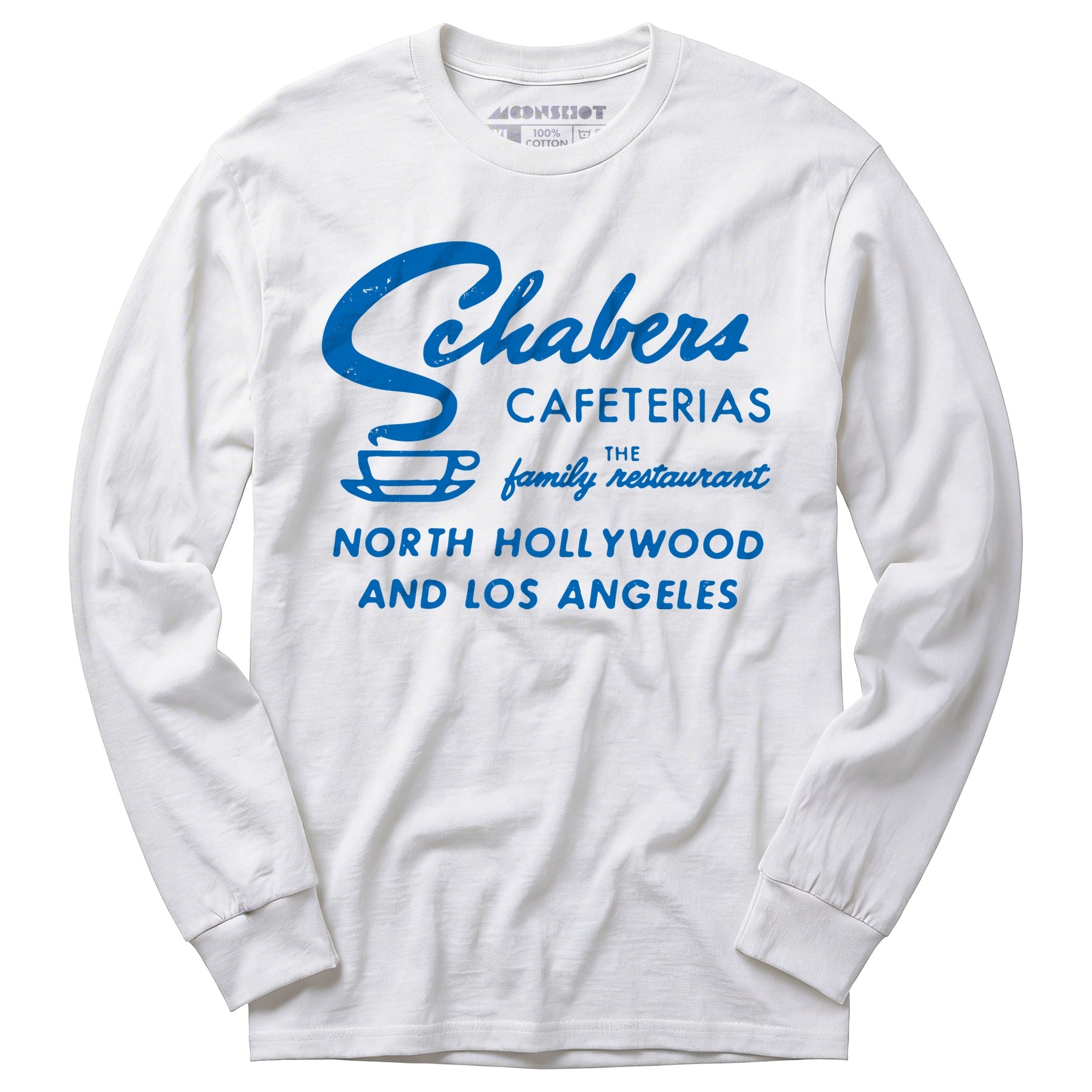 Schabers Cafeterias - Los Angeles, CA - Vintage Restaurant - Long Sleeve T-Shirt