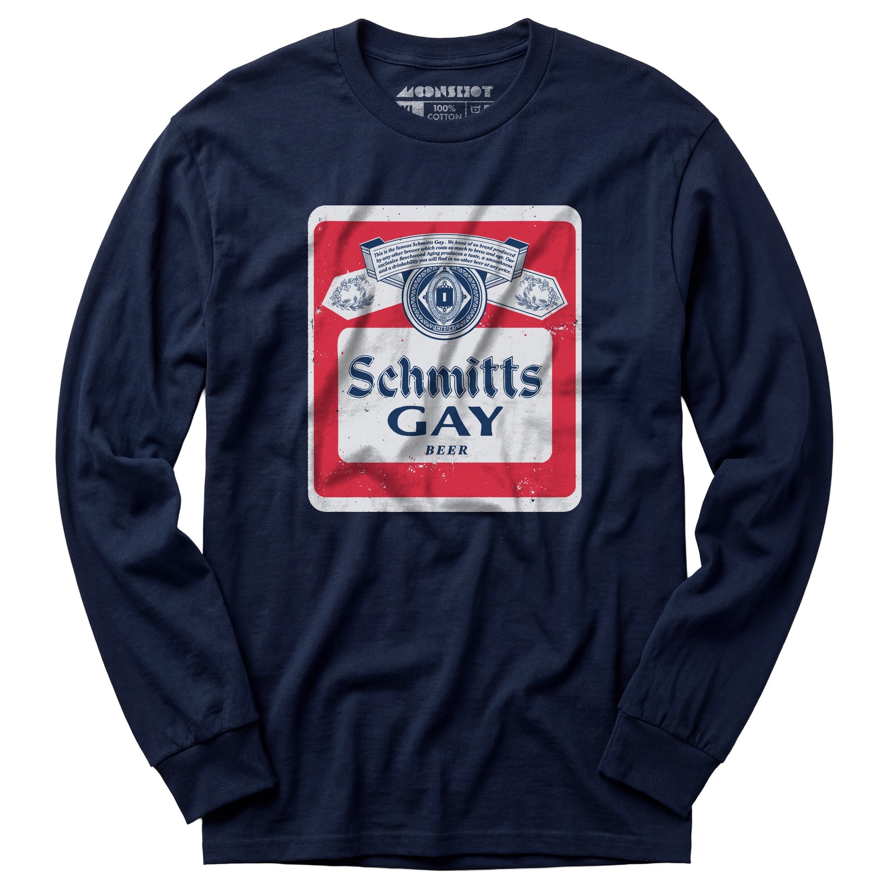 Schmitts Gay Beer - Long Sleeve T-Shirt