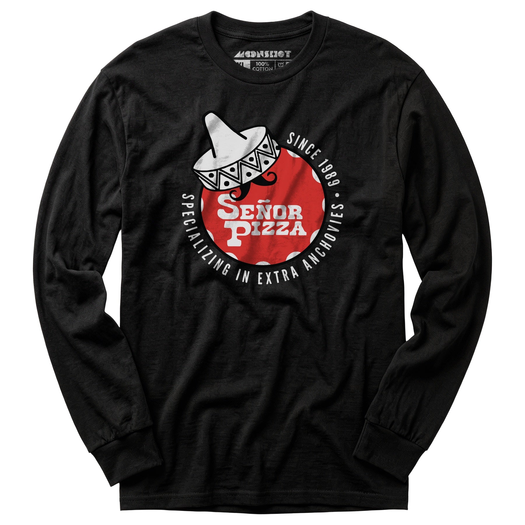Señor Pizza - Extra Anchovies - Long Sleeve T-Shirt