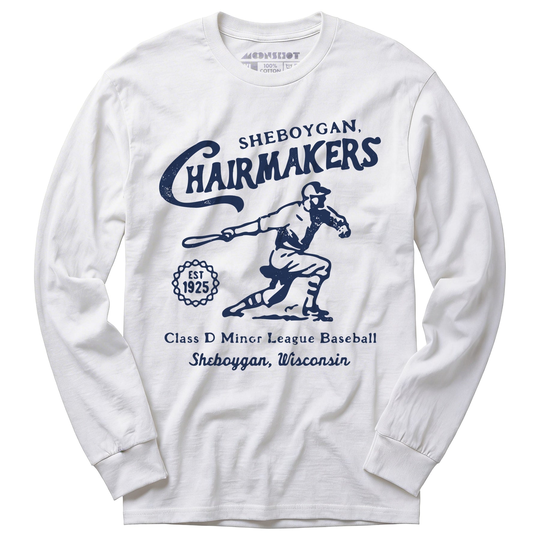 Sheboygan Chairmakers - Wisconsin - Vintage Defunct Baseball Teams - Long Sleeve T-Shirt