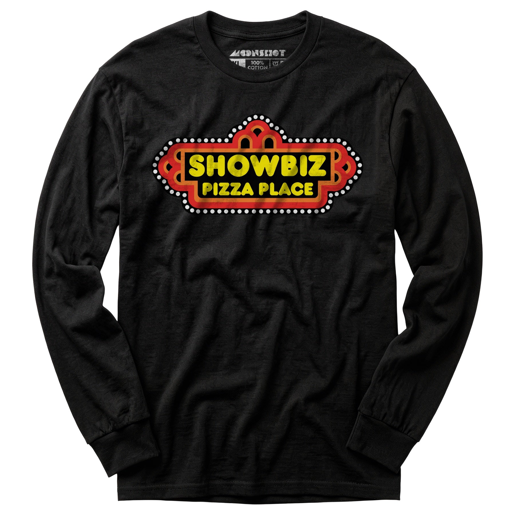 Showbiz Pizza Place - Vintage Restaurant - Long Sleeve T-Shirt