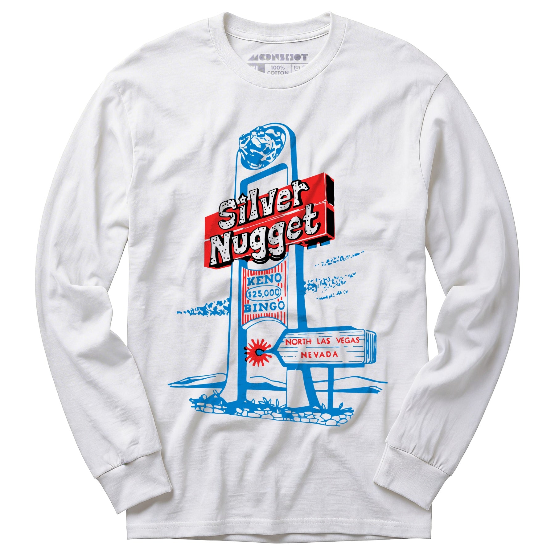 Silver Nugget - Vintage Las Vegas - Long Sleeve T-Shirt