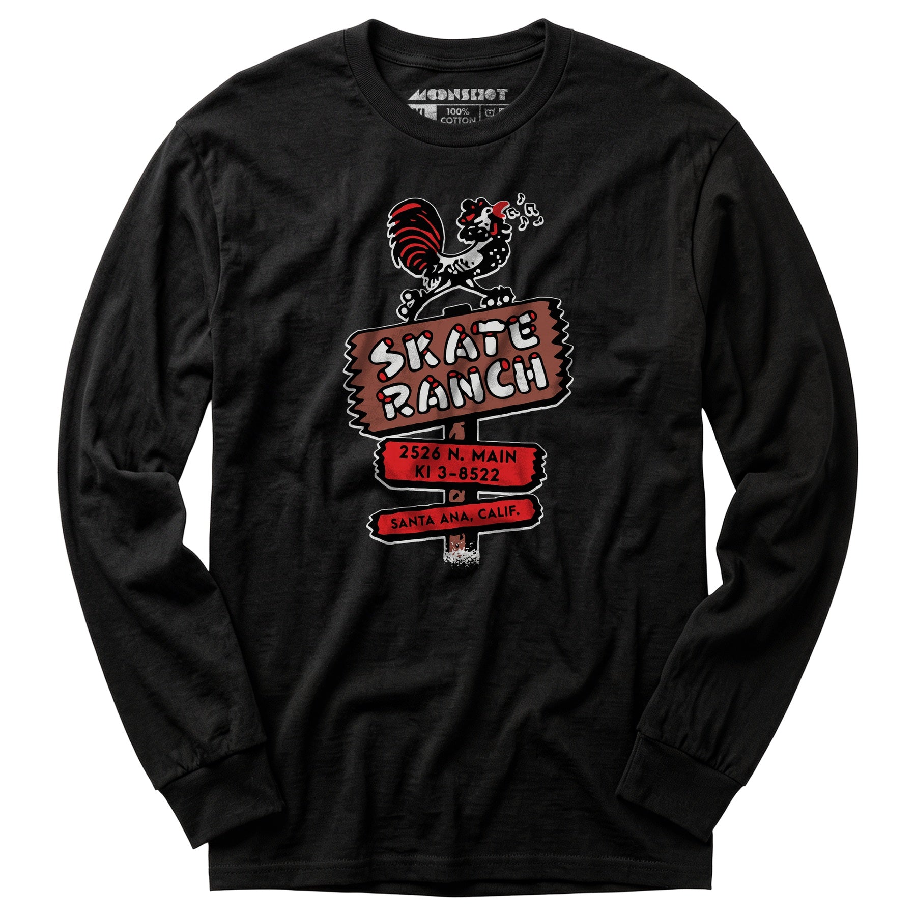 Skate Ranch - Santa Ana, CA - Vintage Roller Rink - Long Sleeve T-Shirt