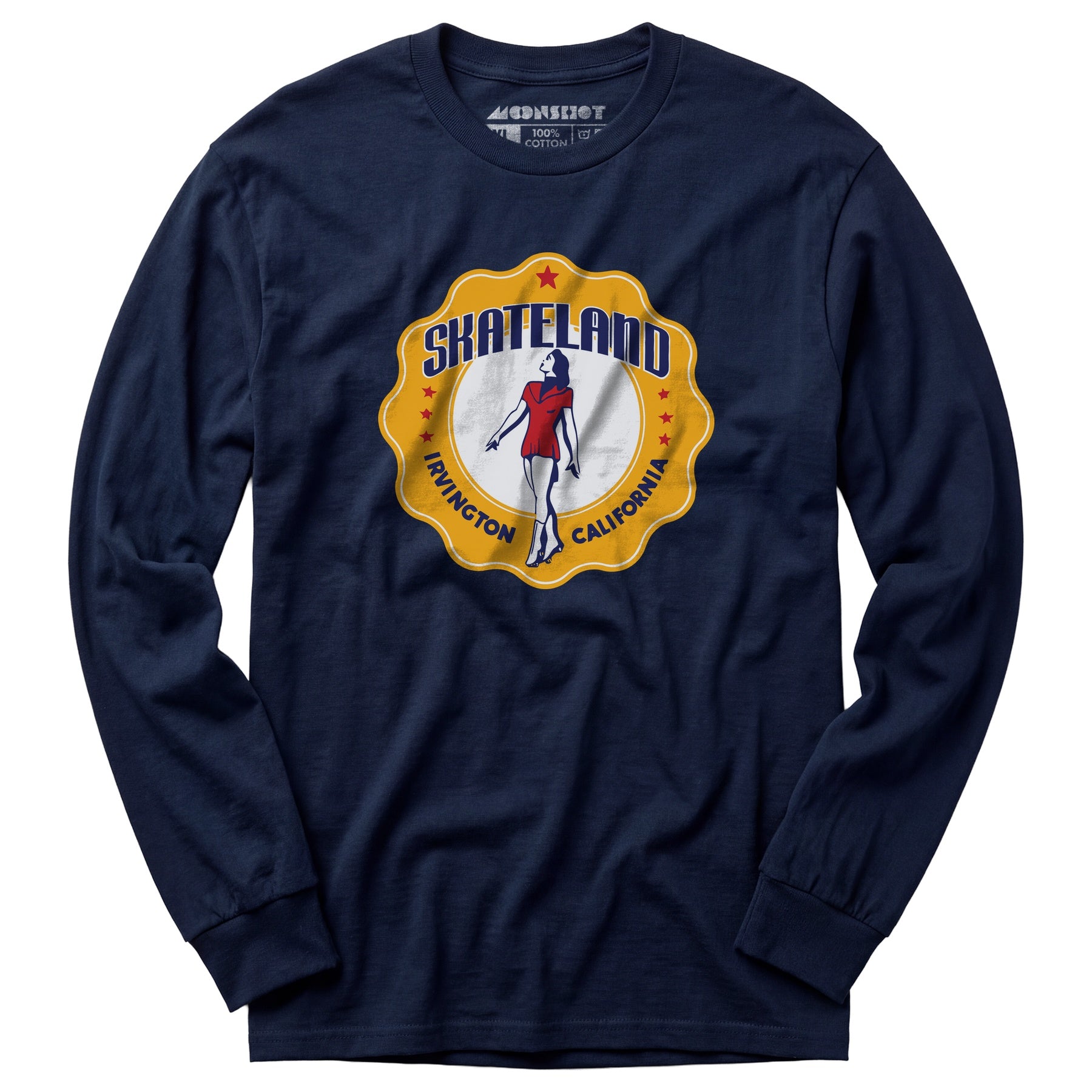 Skateland - Irvington, CA - Vintage Roller Rink - Long Sleeve T-Shirt