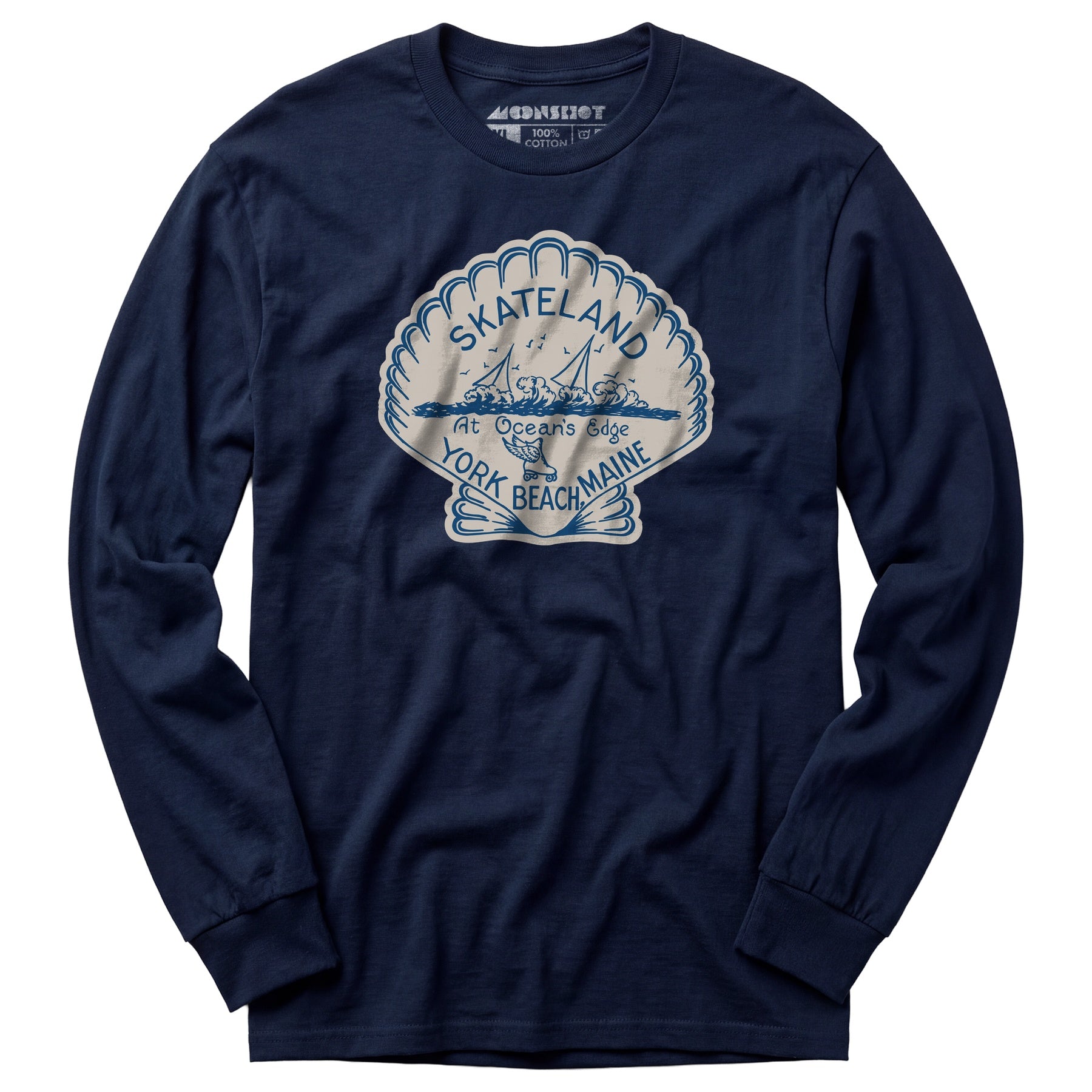 Skateland - York Beach, ME - Vintage Roller Rink - Long Sleeve T-Shirt