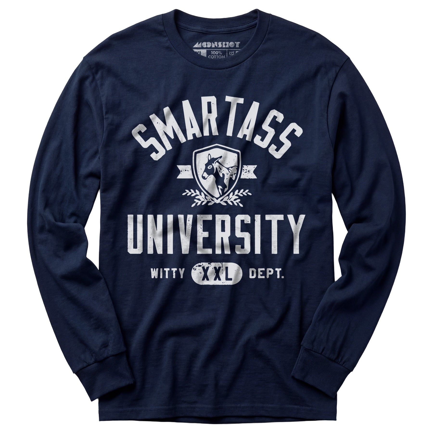 Smartass University - Long Sleeve T-Shirt