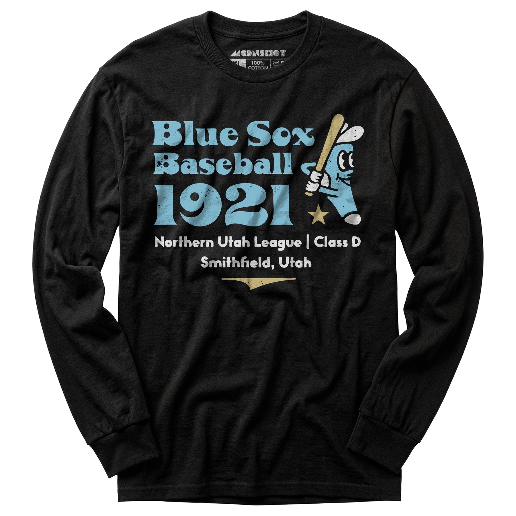 Smithfield Blue Sox - Utah - Vintage Defunct Baseball Teams - Long Sleeve T-Shirt