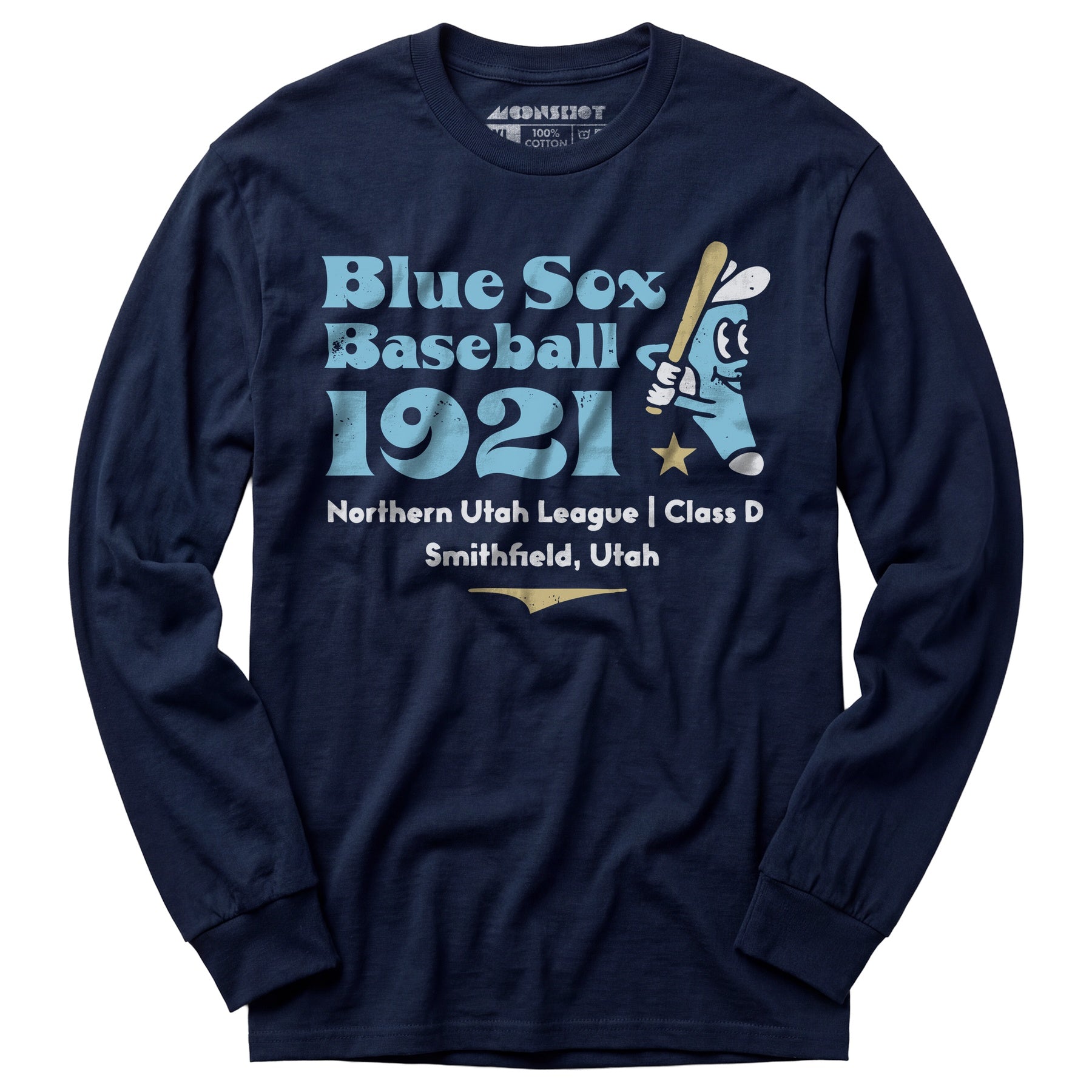 Smithfield Blue Sox - Utah - Vintage Defunct Baseball Teams - Long Sleeve T-Shirt