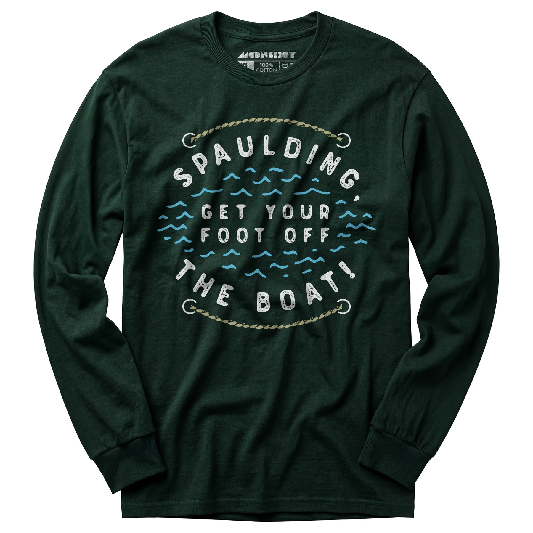 Spaulding Get Your Foot Off The Boat - Long Sleeve T-Shirt