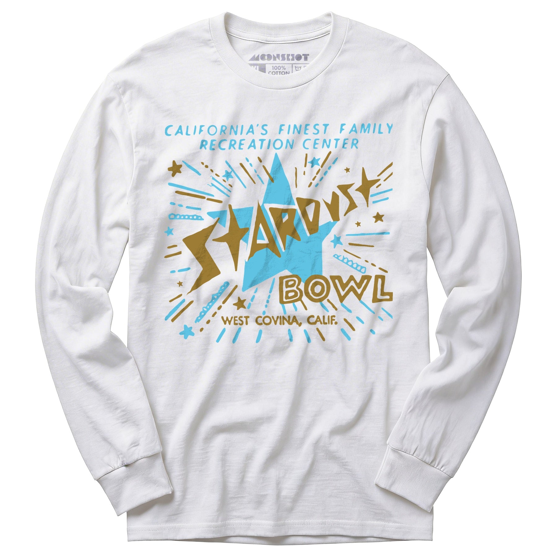 Stardust Bowl - West Covina, CA - Vintage Bowling Alley - Long Sleeve T-Shirt