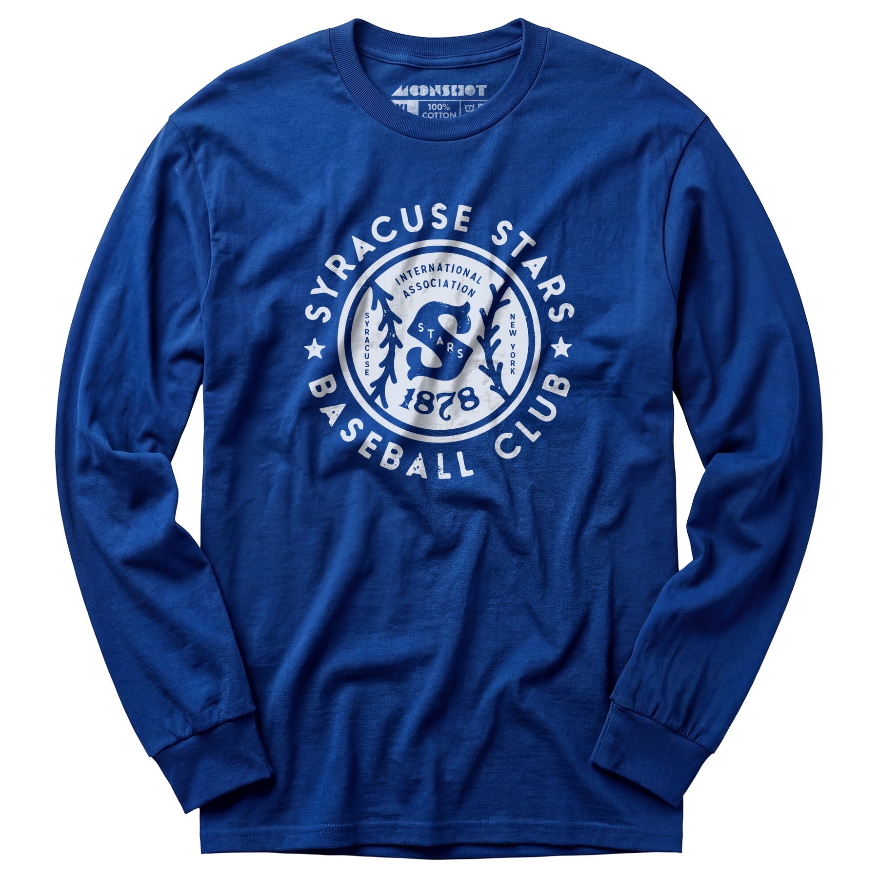 Syracuse Stars - New York - Vintage Defunct Baseball Teams - Long Sleeve T-Shirt