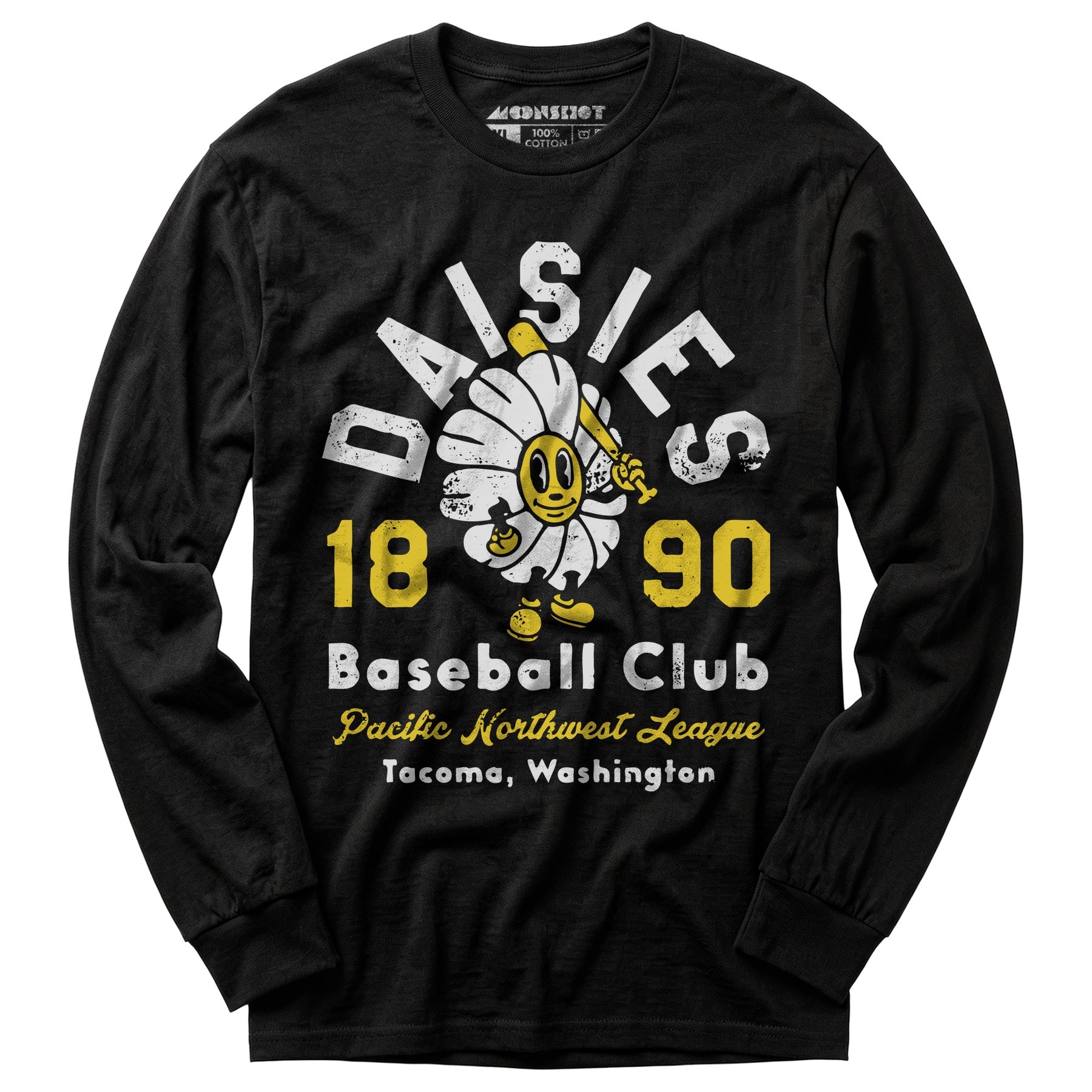 Tacoma Daisies - Washington - Vintage Defunct Baseball Teams - Long Sleeve T-Shirt