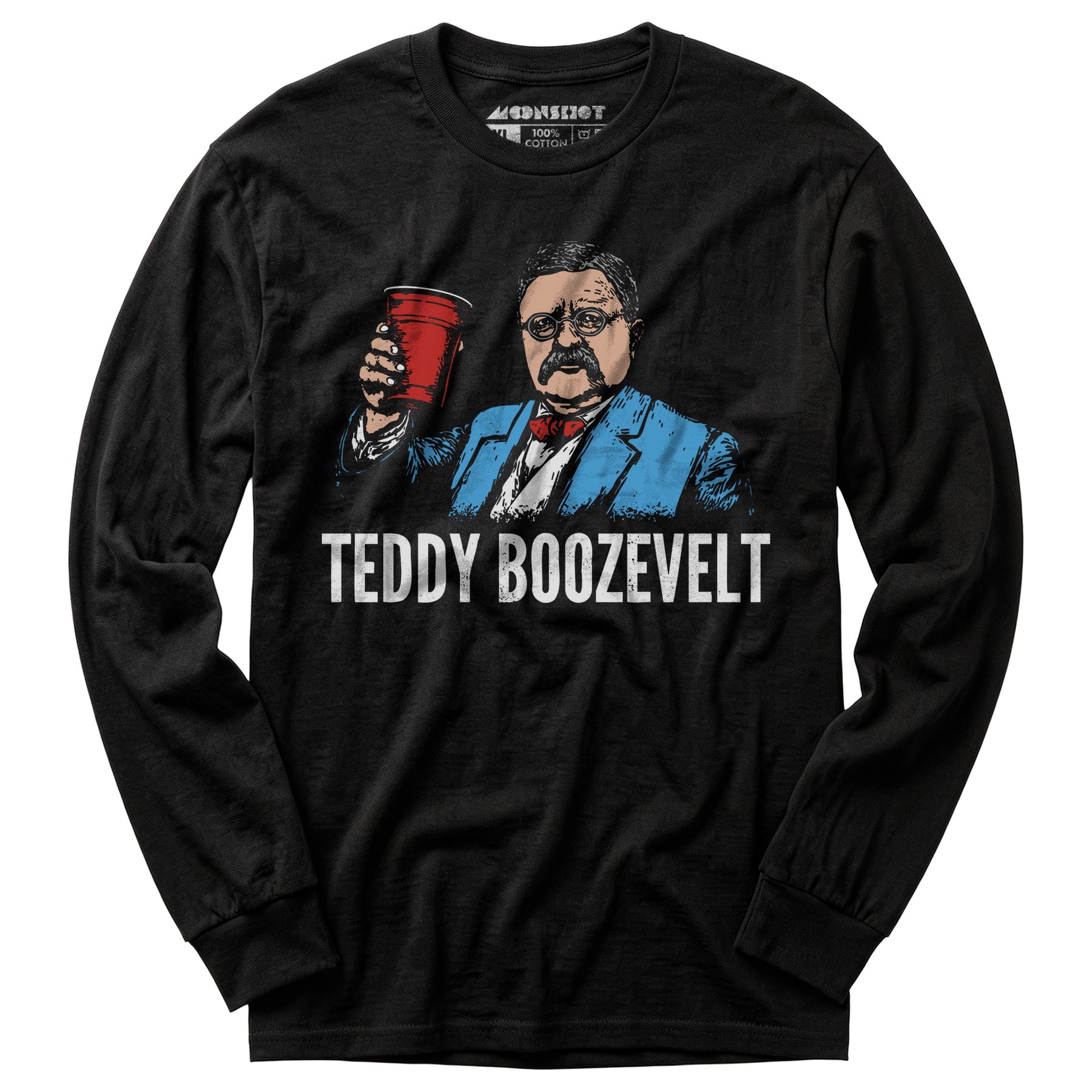 Teddy Boozevelt - Long Sleeve T-Shirt