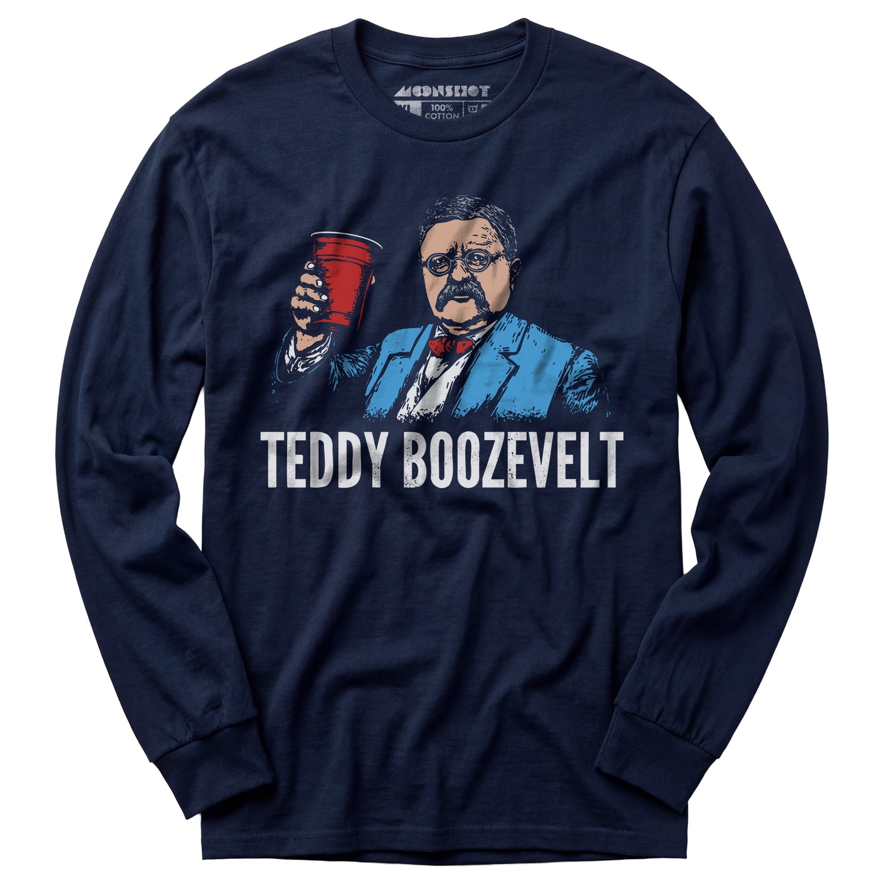 Teddy Boozevelt - Long Sleeve T-Shirt