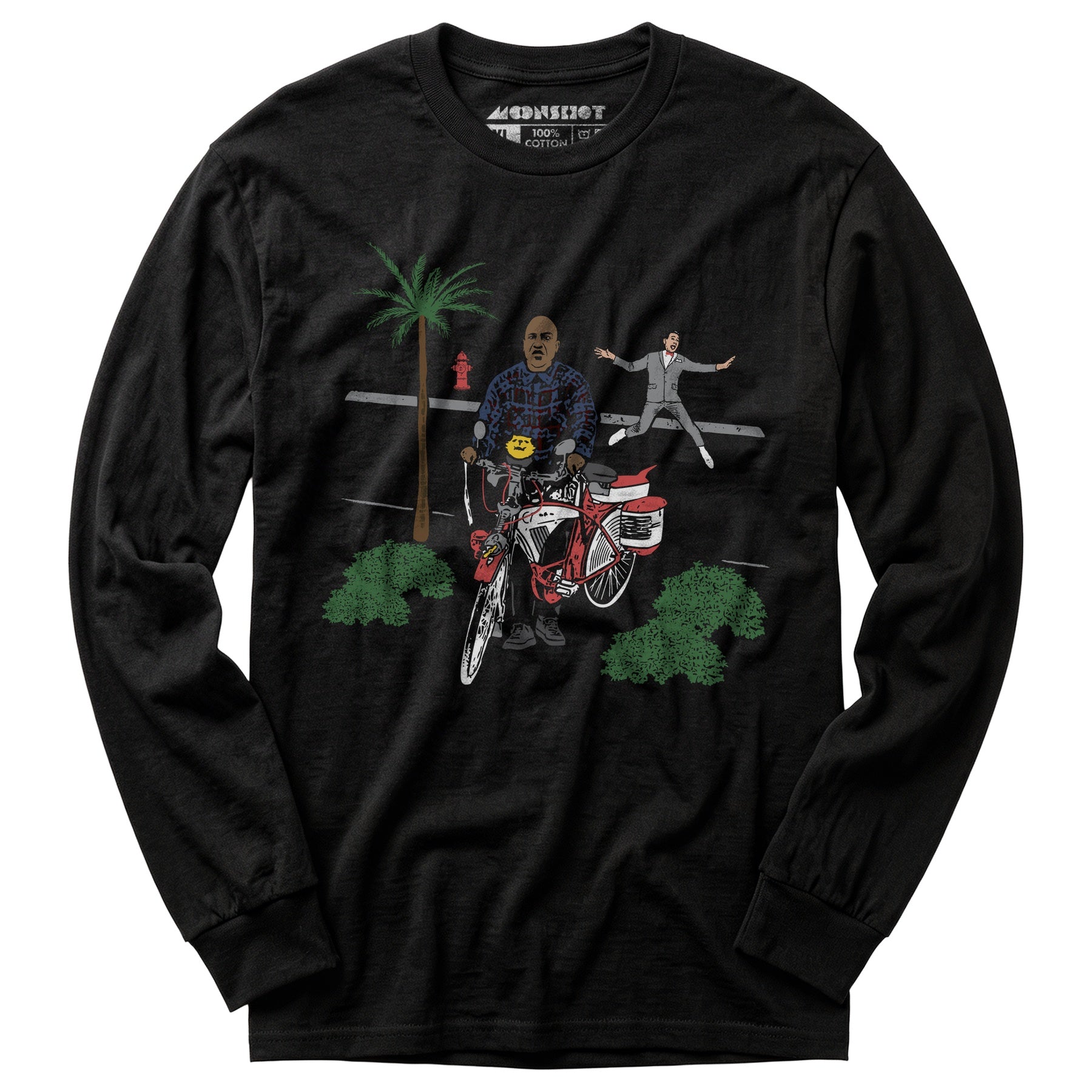 That's My Bike, Punk! Deebo + Pee-Wee Parody Mashup - Long Sleeve T-Shirt