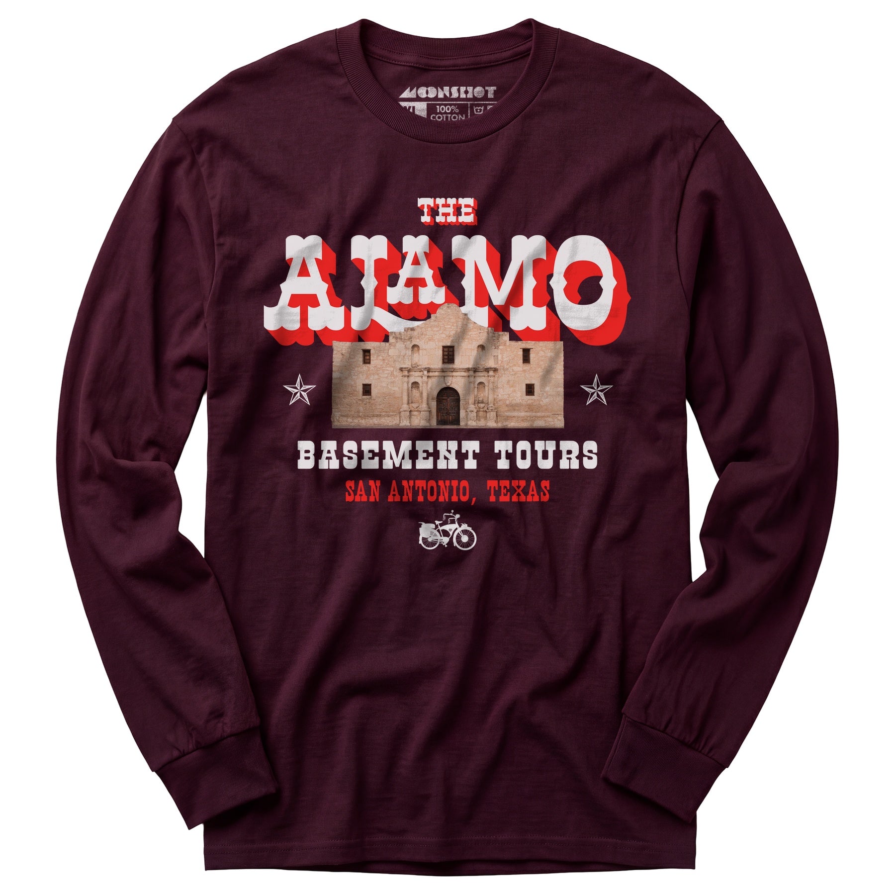 The Alamo Basement Tours - Long Sleeve T-Shirt