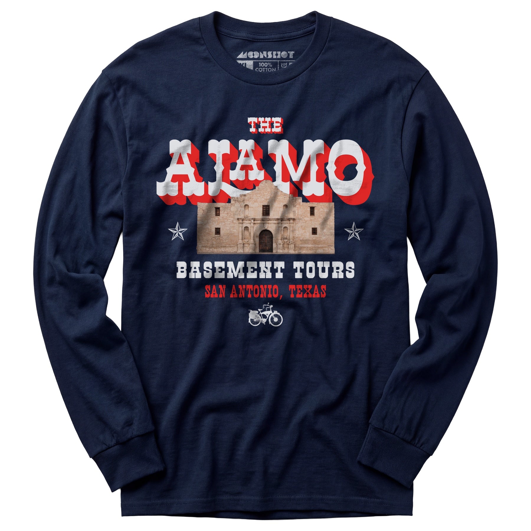 The Alamo Basement Tours - Long Sleeve T-Shirt