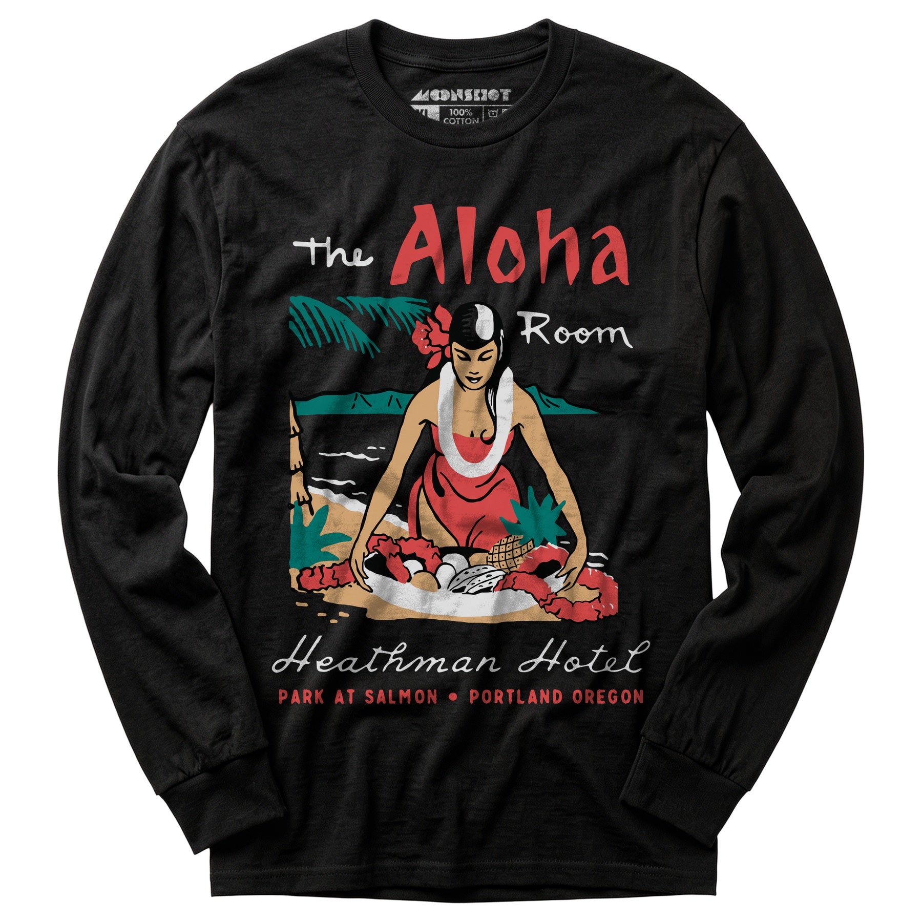 The Aloha Room - Portland, OR - Vintage Tiki Bar - Long Sleeve T-Shirt