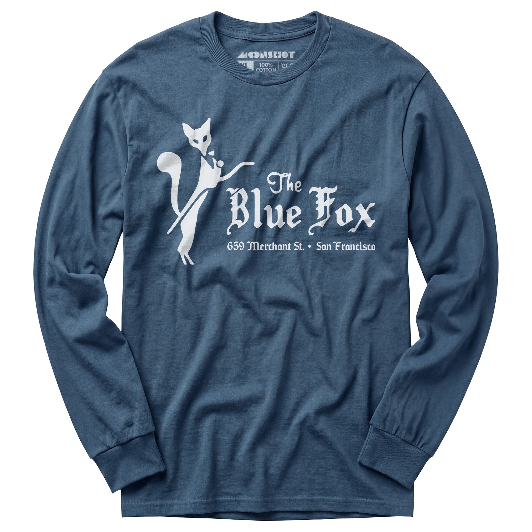 The Blue Fox - San Francisco, CA - Vintage Restaurant - Long Sleeve T-Shirt