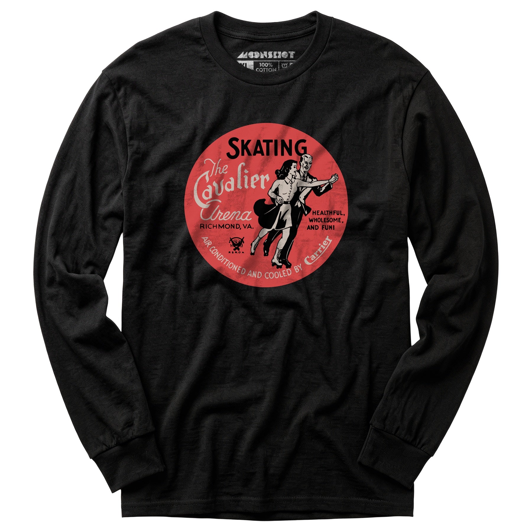 The Cavalier Arena - Richmond, VA - Vintage Roller Rink - Long Sleeve T-Shirt