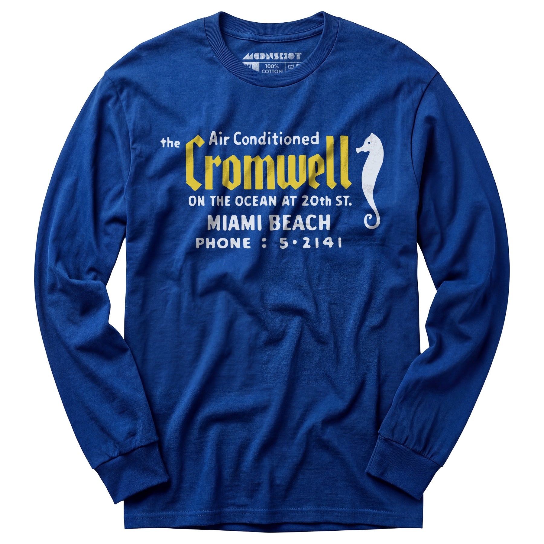 The Cromwell - Miami Beach, FL - Vintage Hotel - Long Sleeve T-Shirt