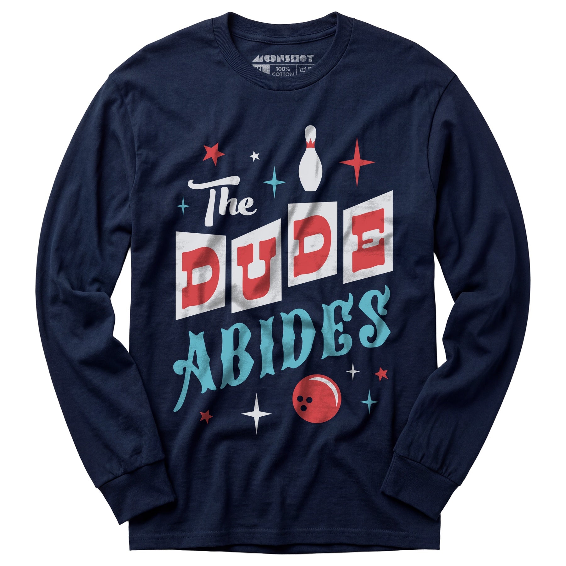 The Dude Abides Retro - Long Sleeve T-Shirt