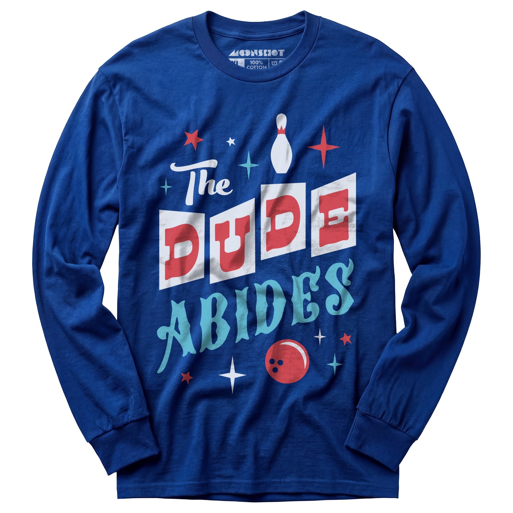 The Dude Abides Retro - Long Sleeve T-Shirt